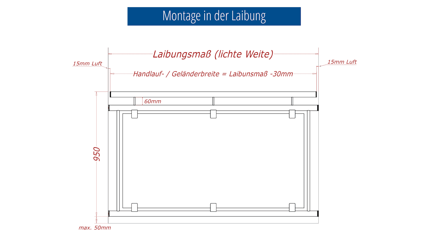 Frans balkon verzinkt design glas PE