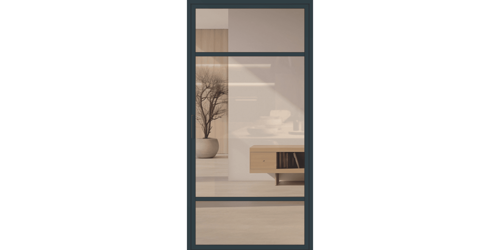 Lofttür Aluminium und Glas LOFT DE LUXE - Loft 7