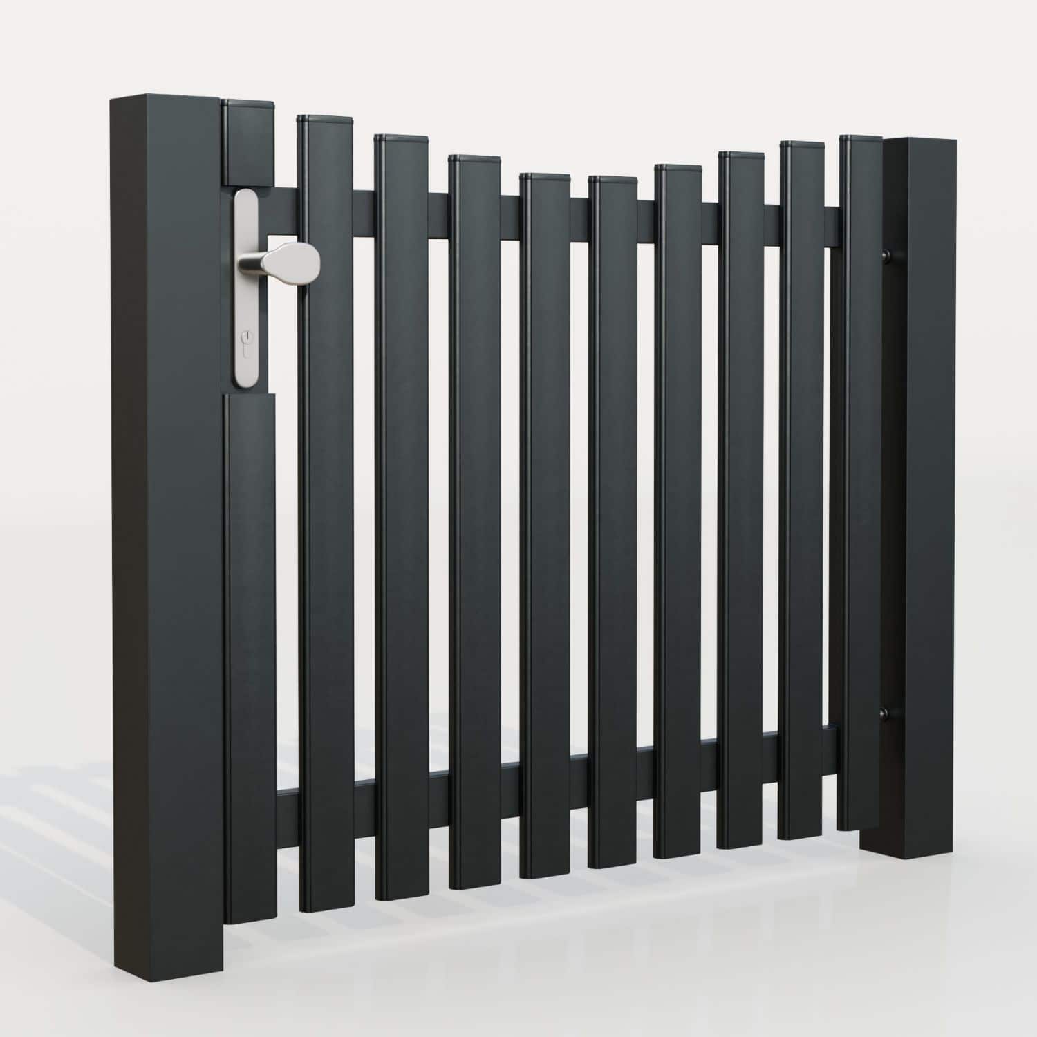 Tuindeur aluminium lamellen 1-vleugelig Modern, UB