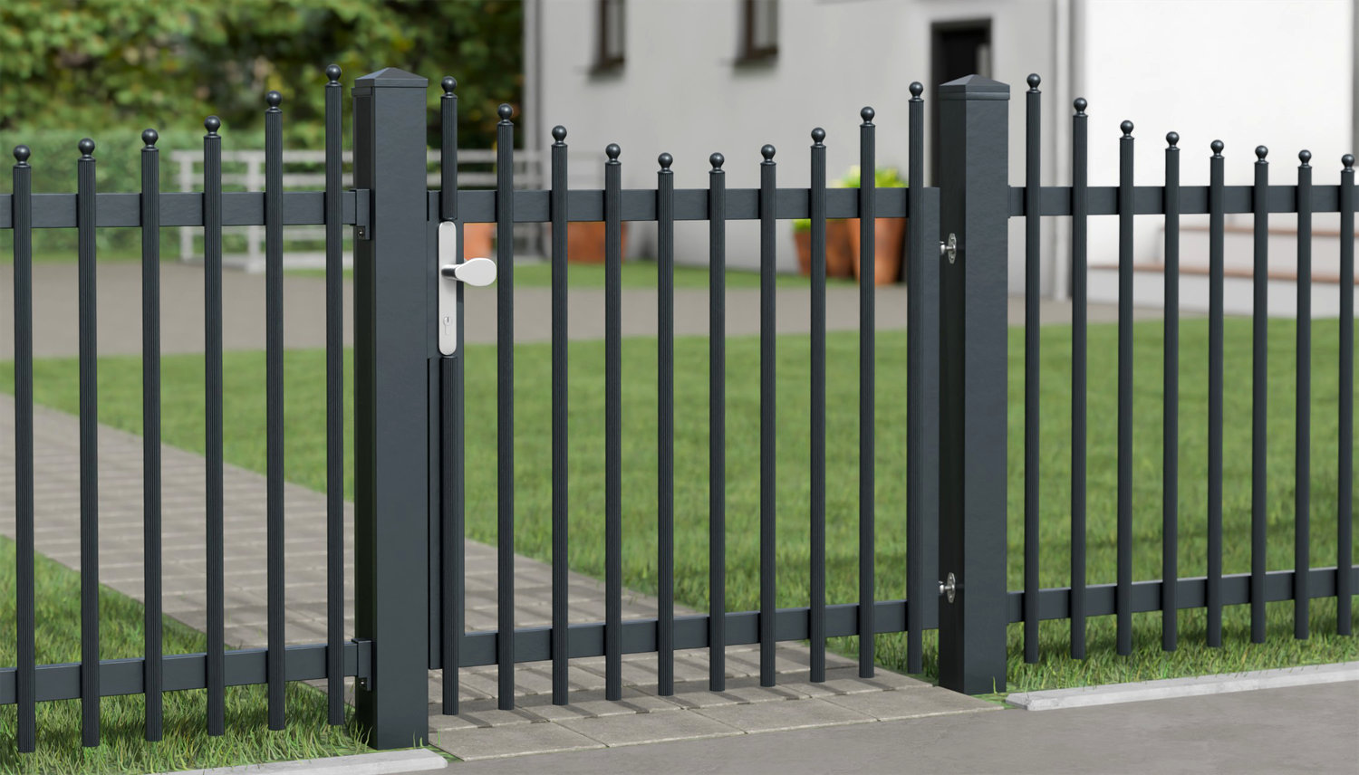 Tuindeur aluminium 1-vleugelig Palisades Elegant, UB