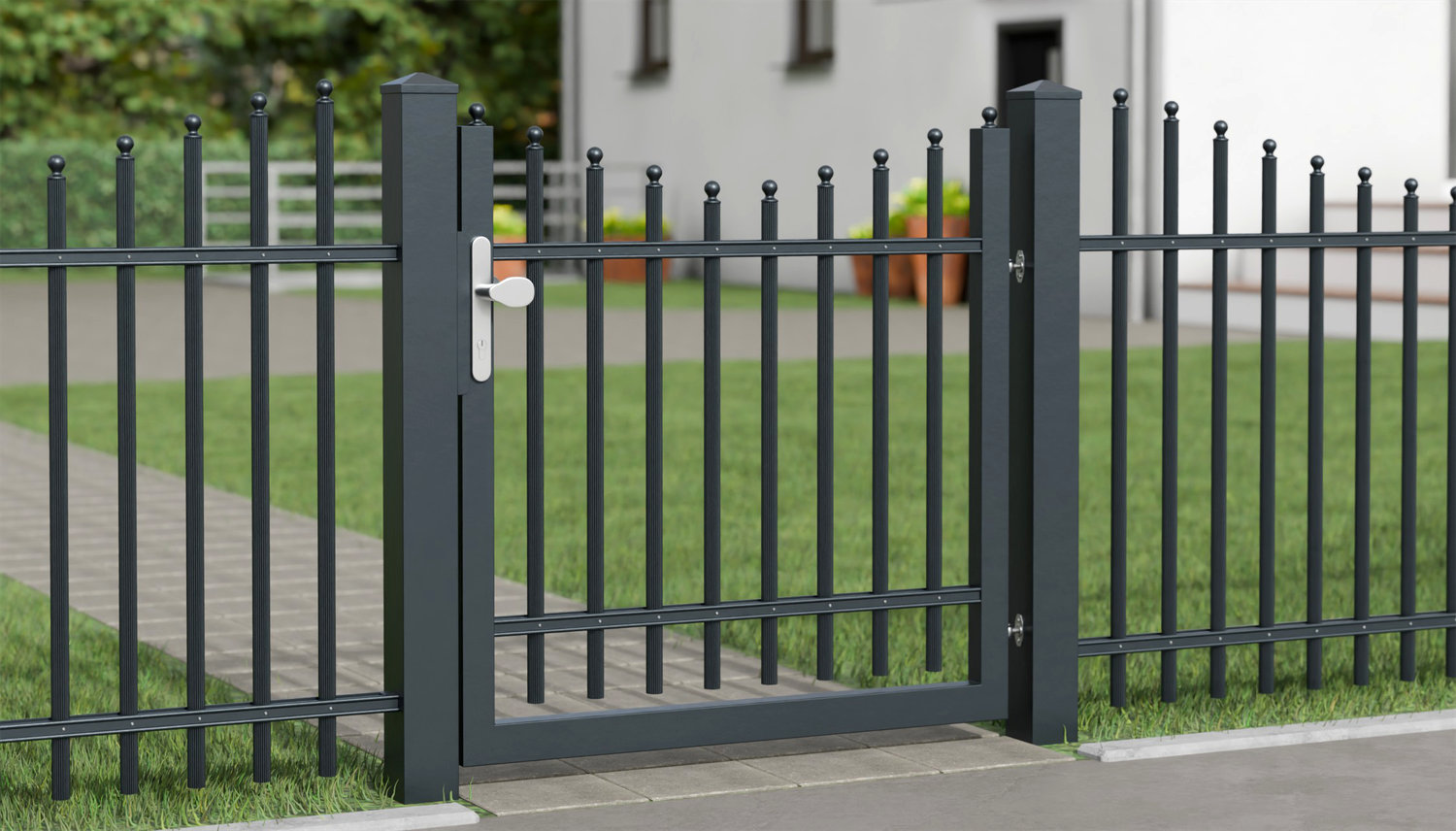 Tuindeur aluminium 1-vleugelig Palisades Classic, UB