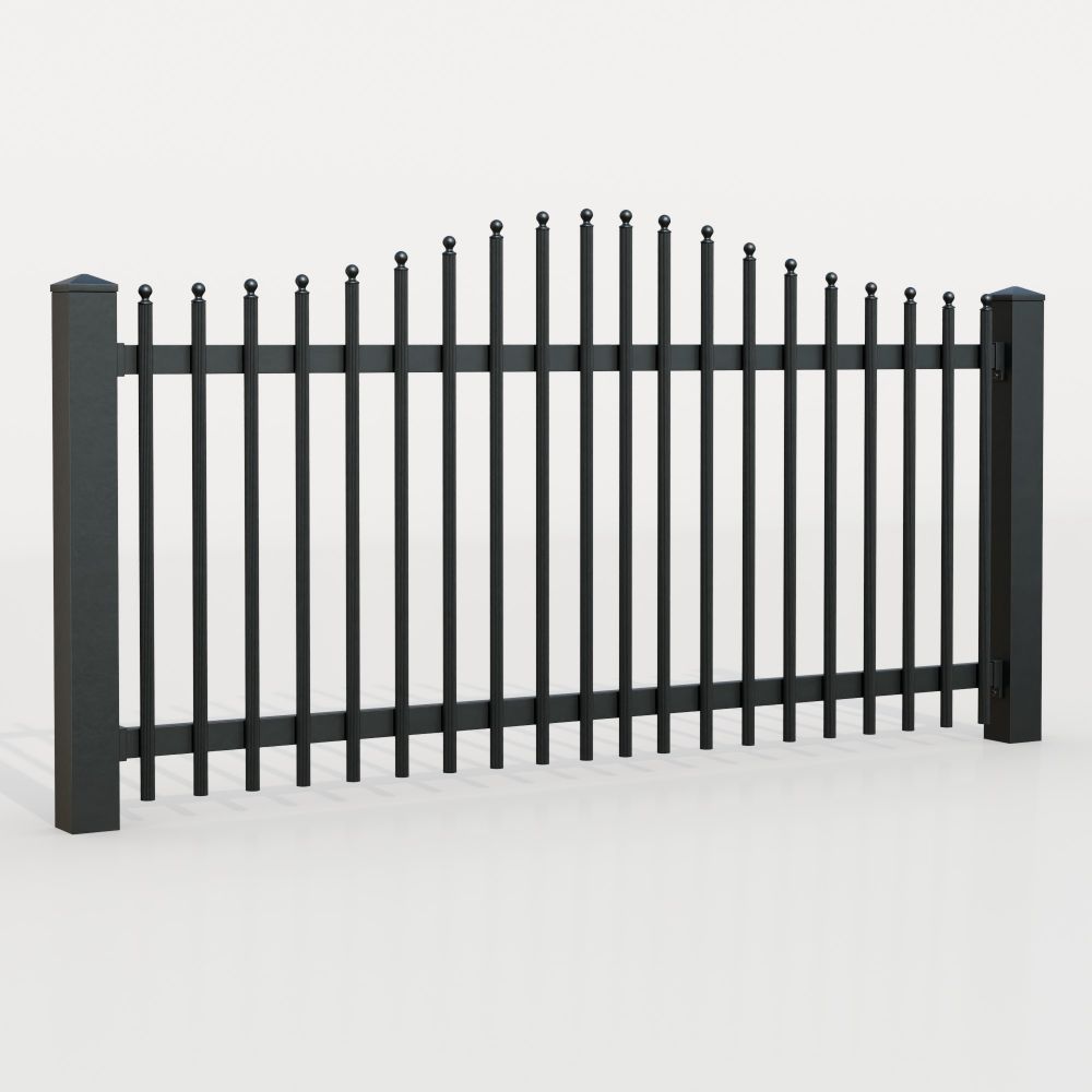 Tuinafscheiding aluminium Palisades Elegant, WE