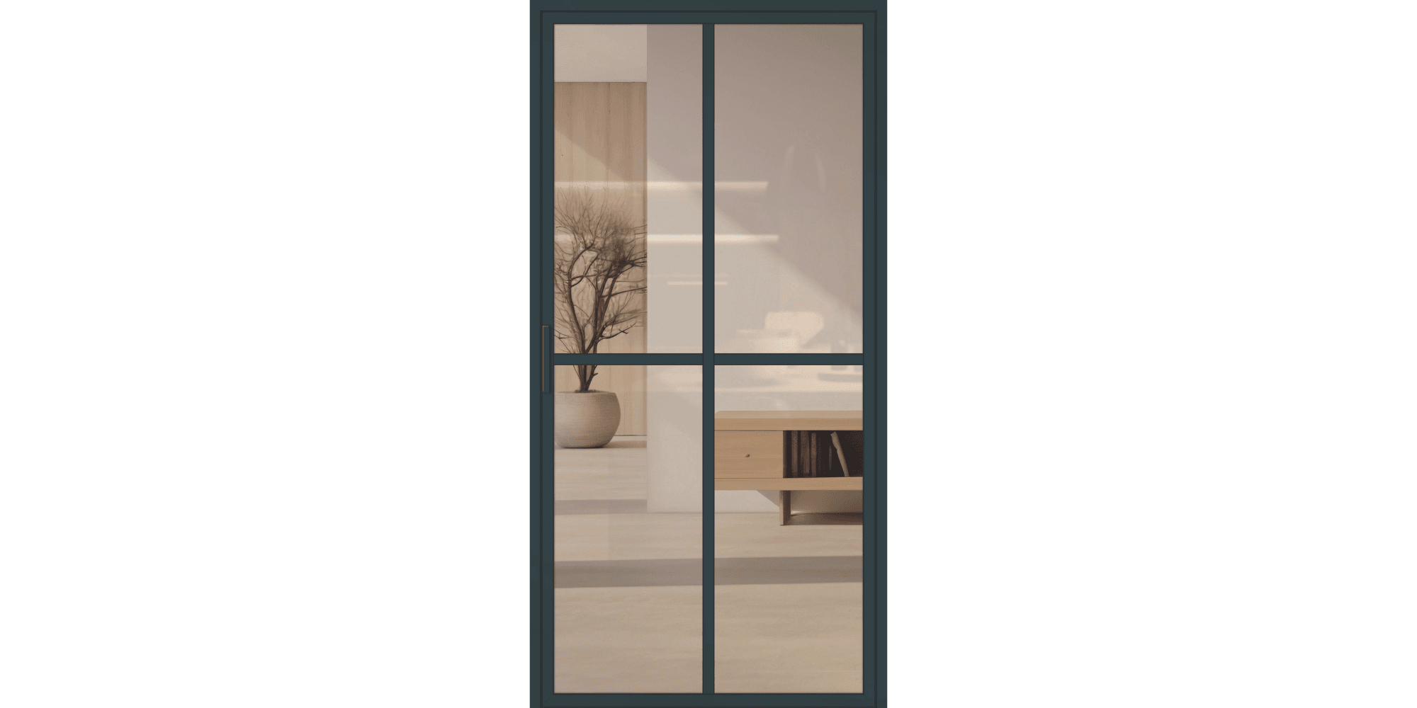 Lofttür Aluminium und Glas LOFT DE LUXE - Loft 2