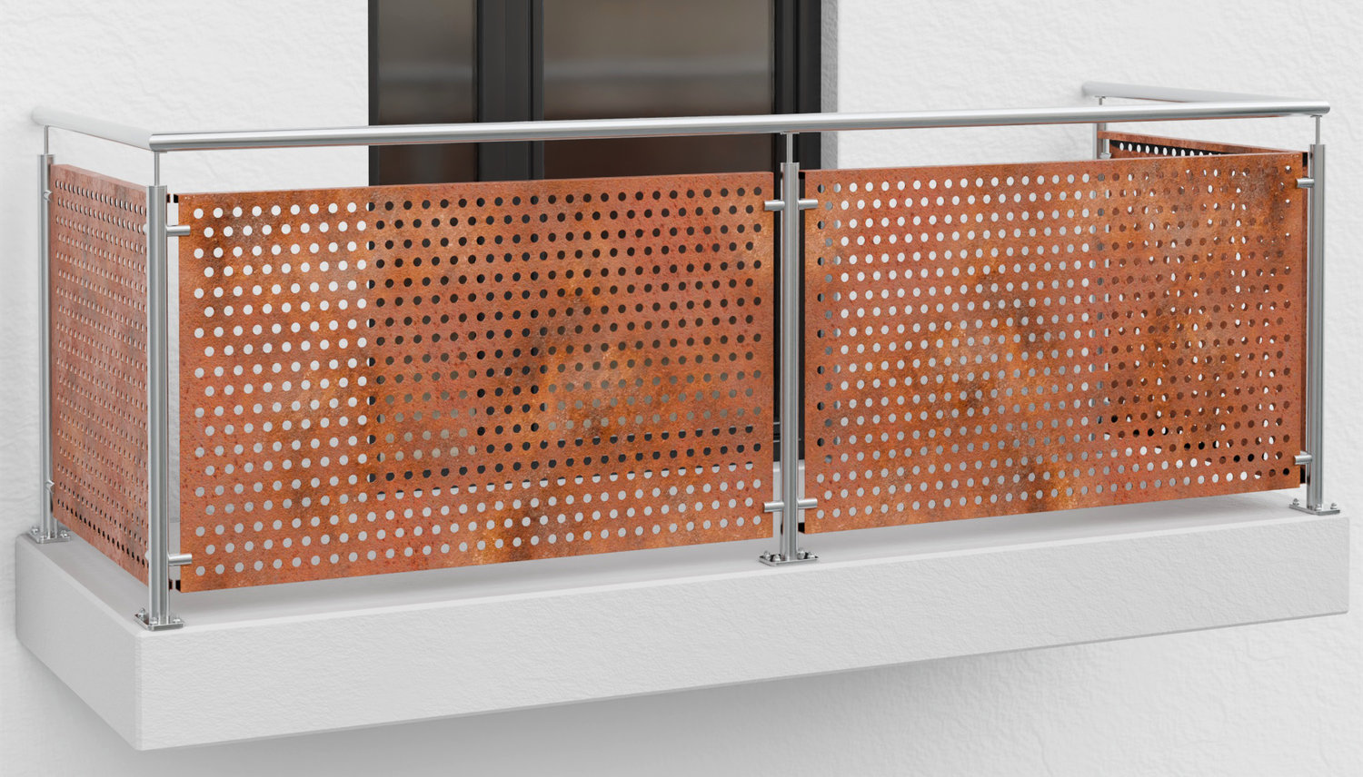 Cortenstaal Balkonbekleding RL VE