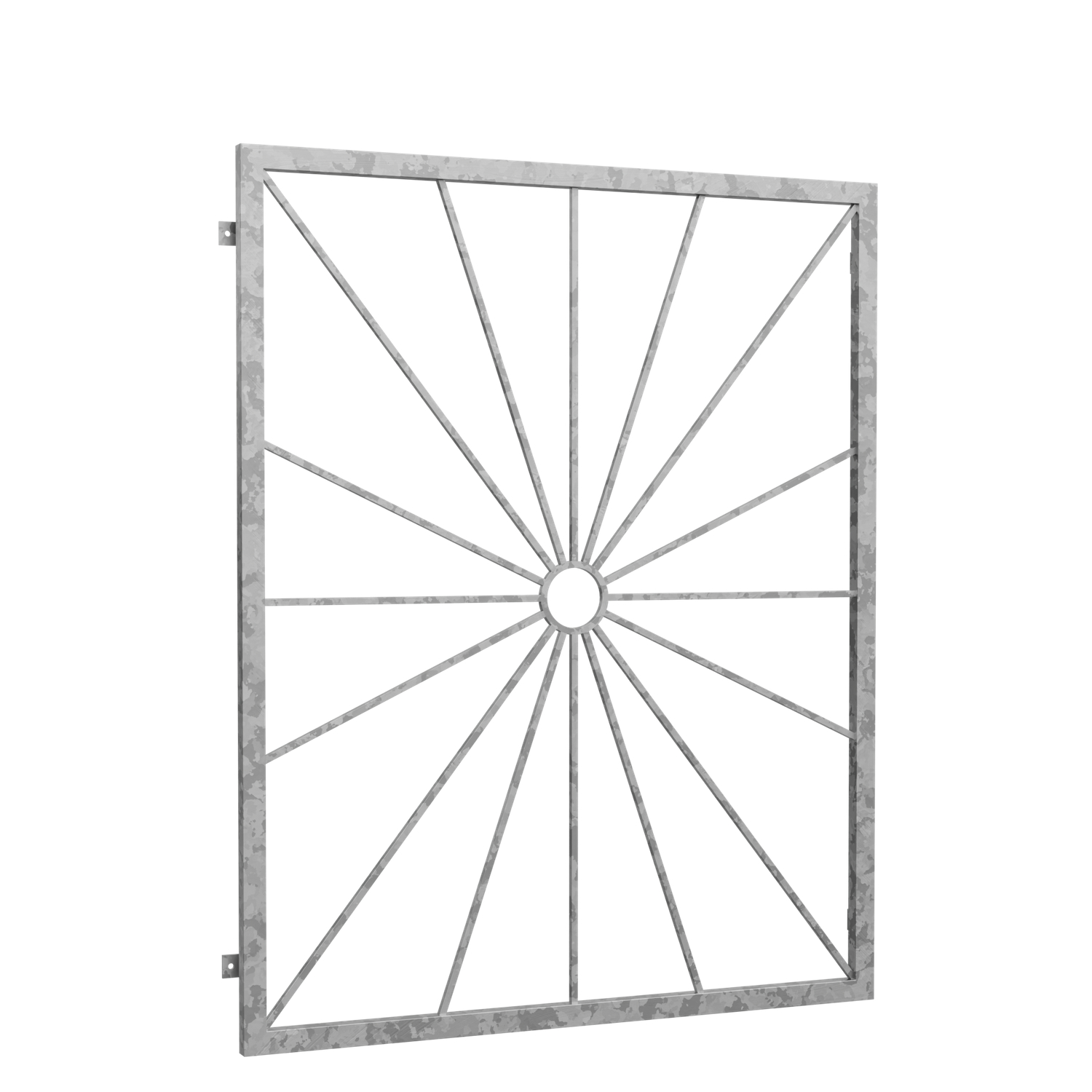 Verzinkt traliewerk Zonnecirkel