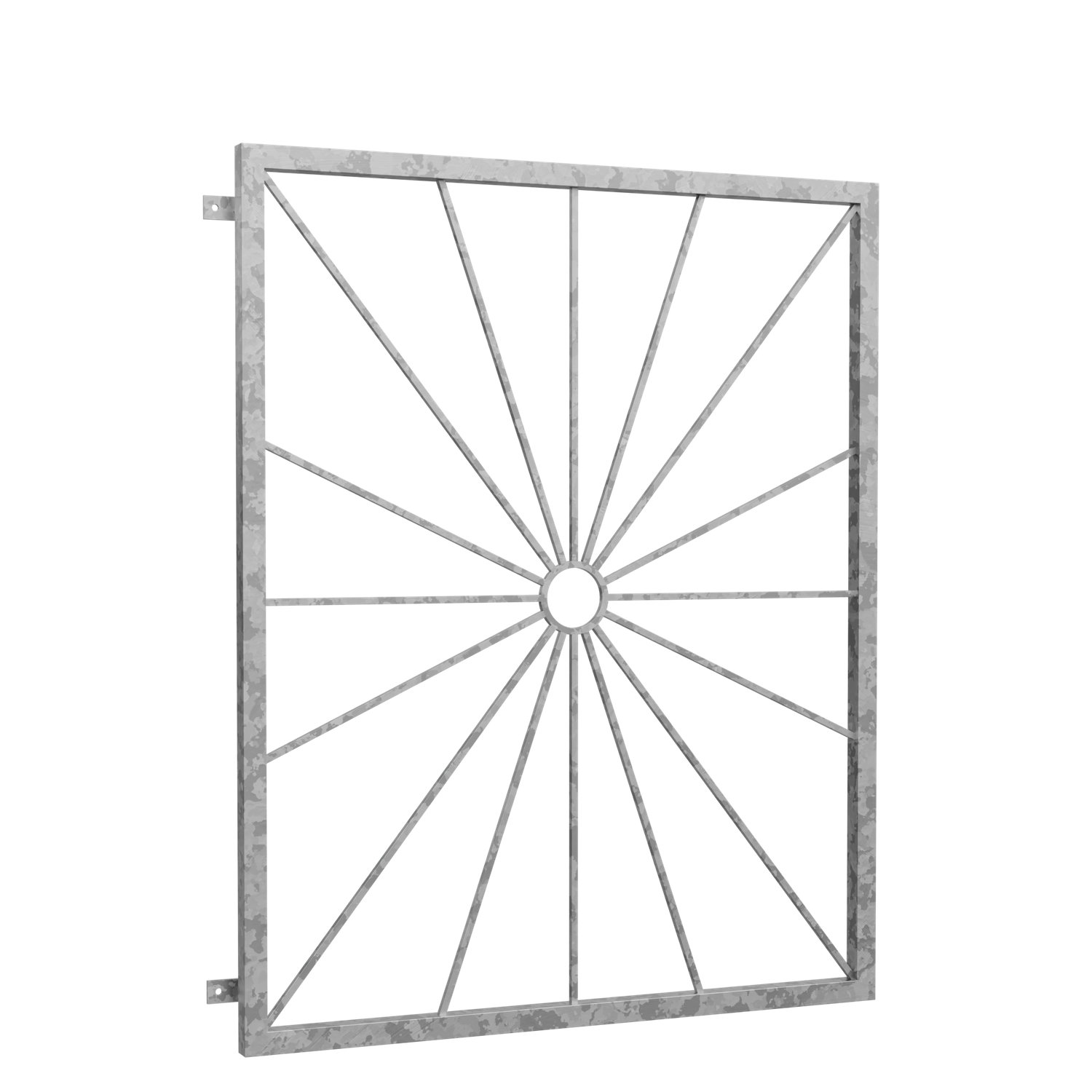 Verzinkt traliewerk Zonnecirkel