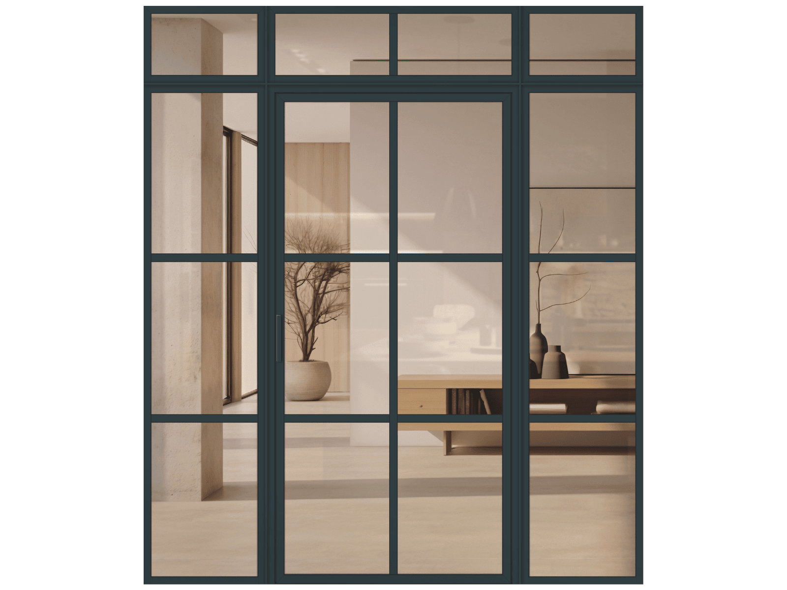 Lofttür Aluminium und Glas LOFT DE LUXE - Loft 4