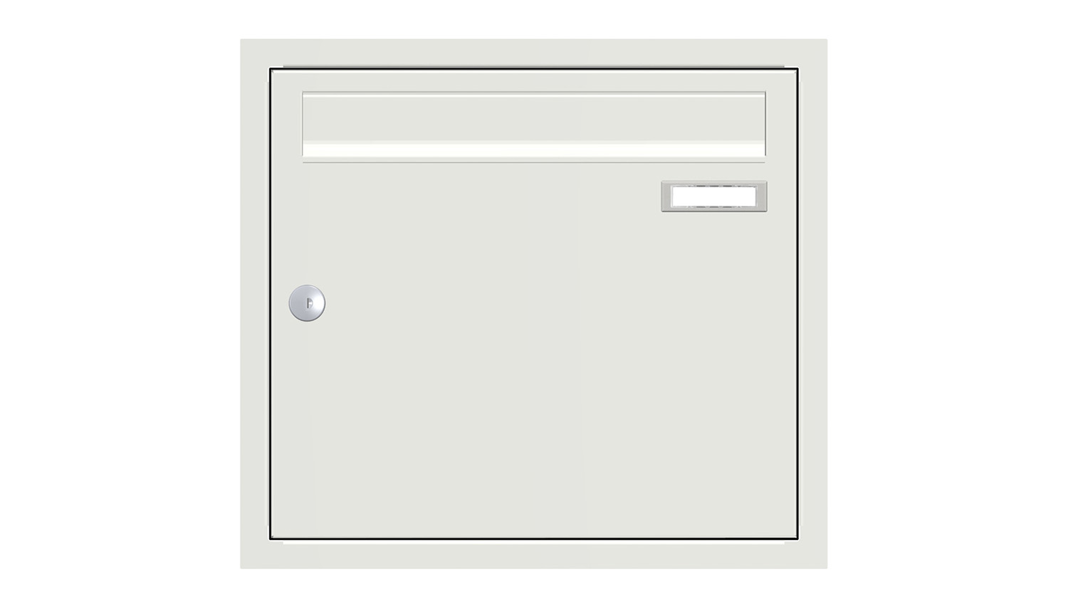 Briefkastenanlage | Unterputz | 1-fach | Senkrecht | Farbe