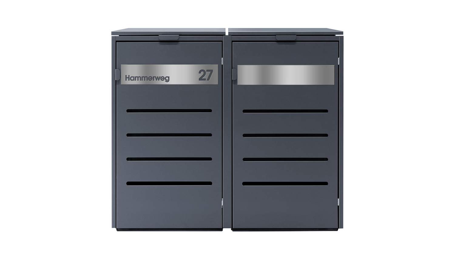 Mülltonnenbox Alu 2-türig MTB1021 240L von KNOBLOCH