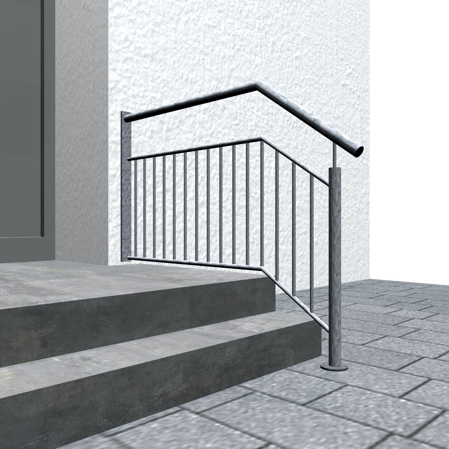 Trapbalustrade verzinkt WTS-CL Staafvulling 