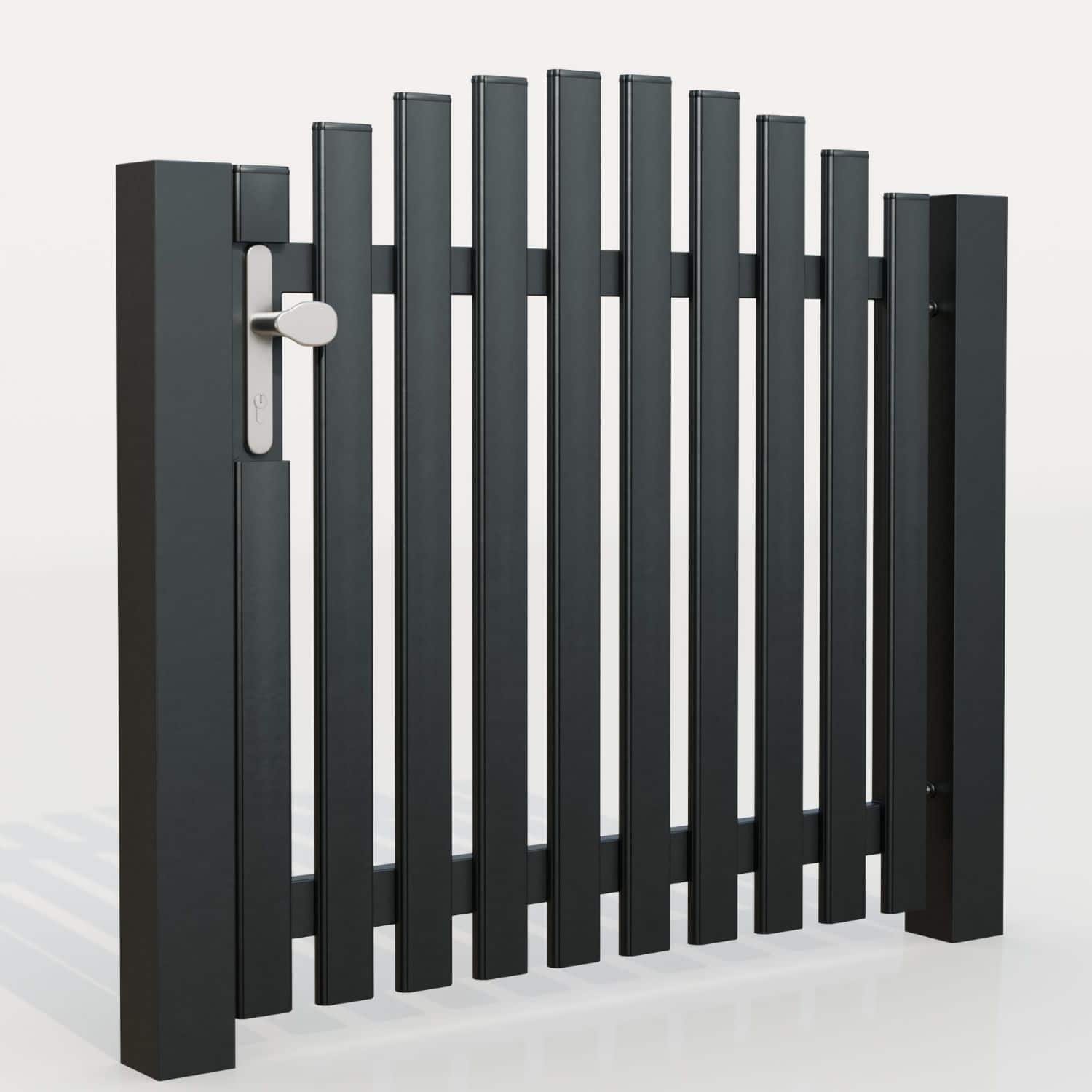 Tuindeur aluminium lamellen 1-vleugelig Modern, OB