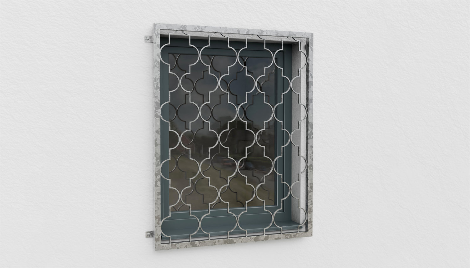 Verzinkt traliewerk Rhombus Classic