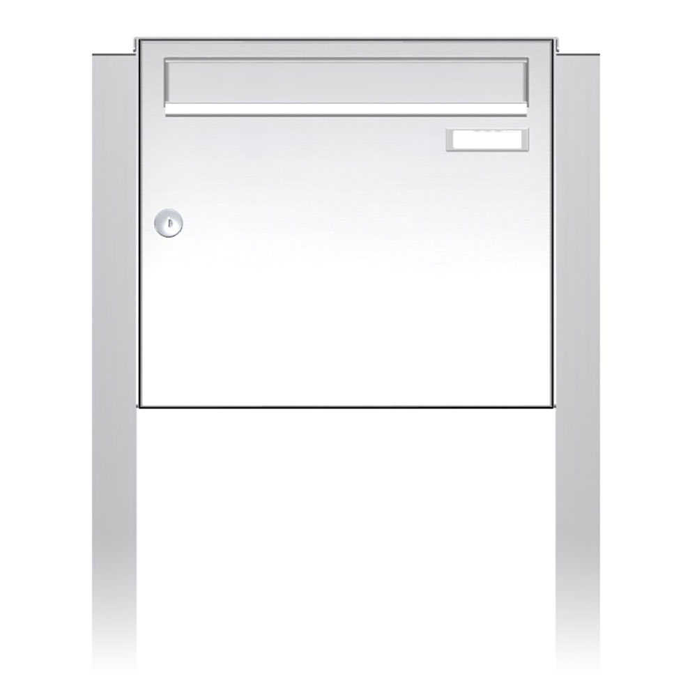 Briefkastenanlage | Freistehend | 1-fach | Senkrecht | Edelstahl