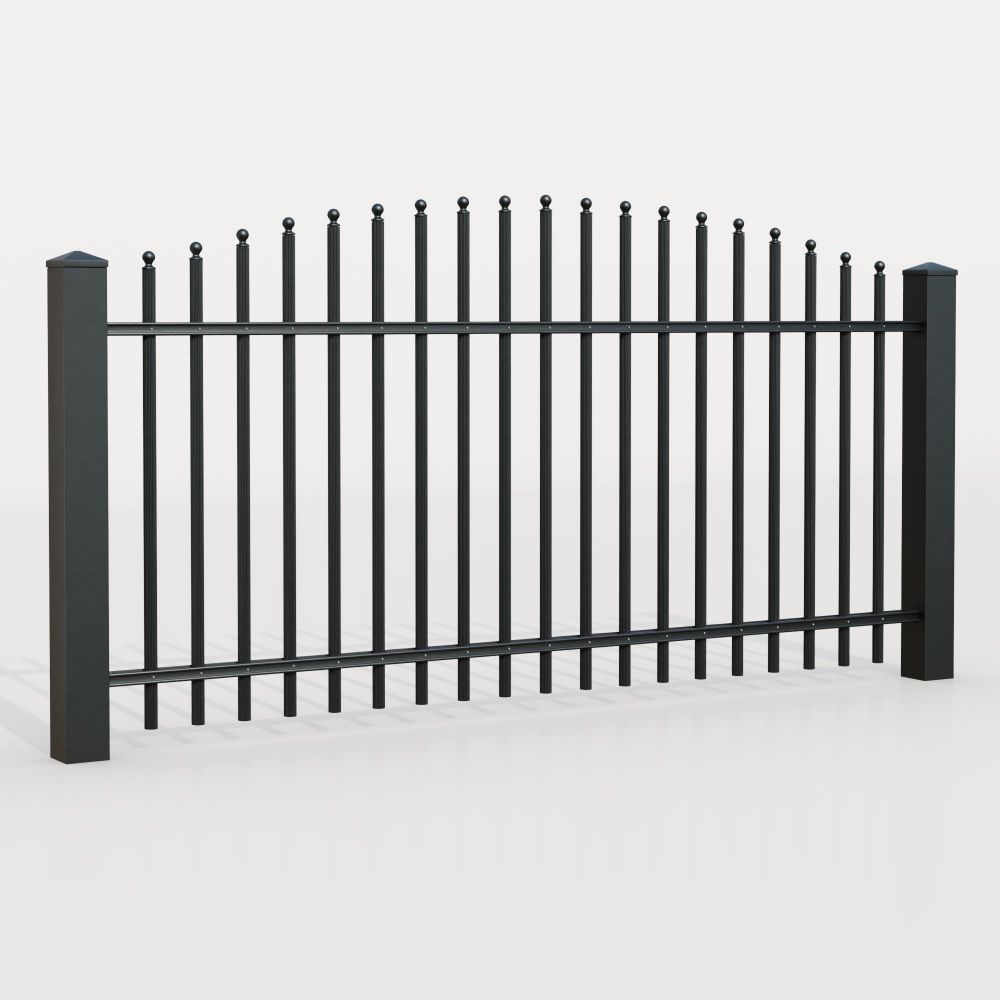 Tuinafscheiding aluminium Palisades Classic, OB