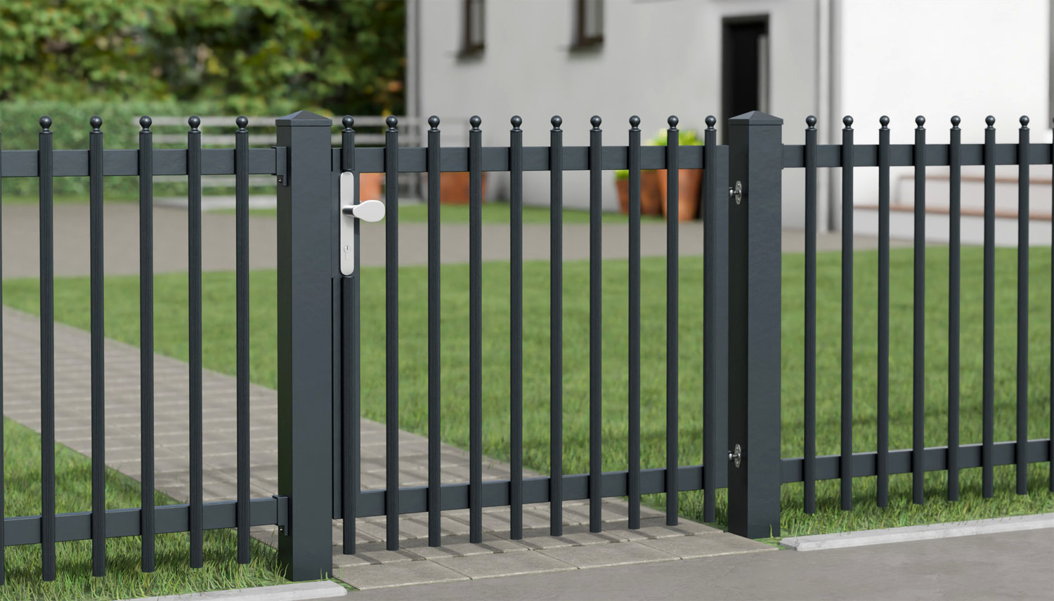 Tuindeur aluminium 1-vleugelig Palisades Elegant, GE
