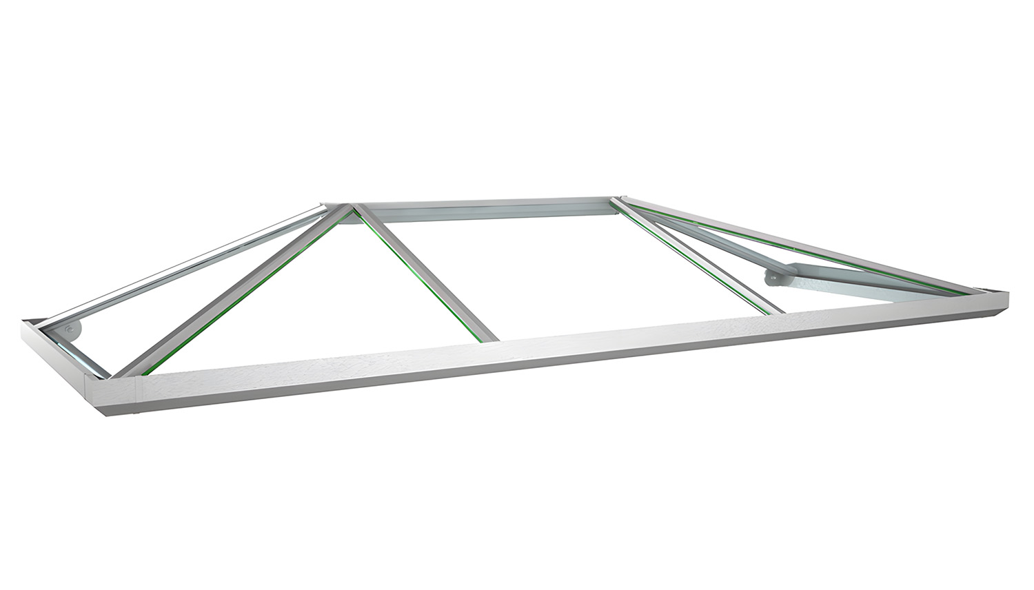 Vordach Aluminium Corall 3 Acrylglas