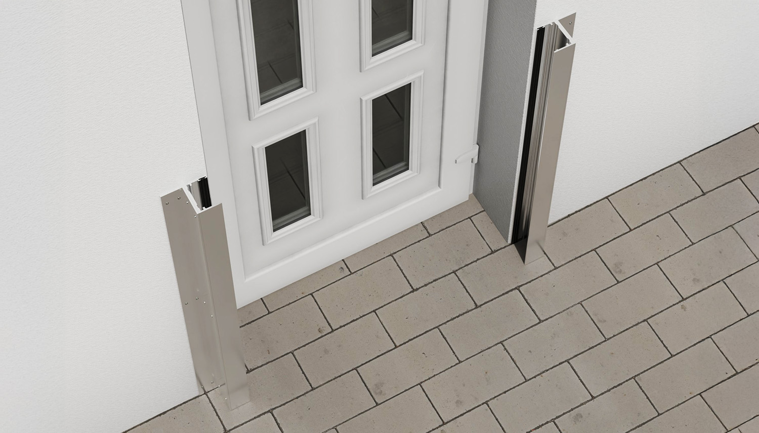 Modulares Wasserschutz-Dammbalkensystem Aluminium