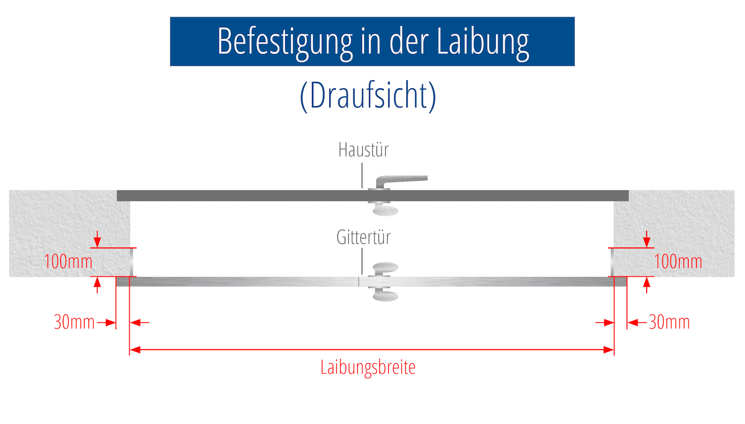 Roestvrijstalen traliedeur 2-vleugelige V-ballen