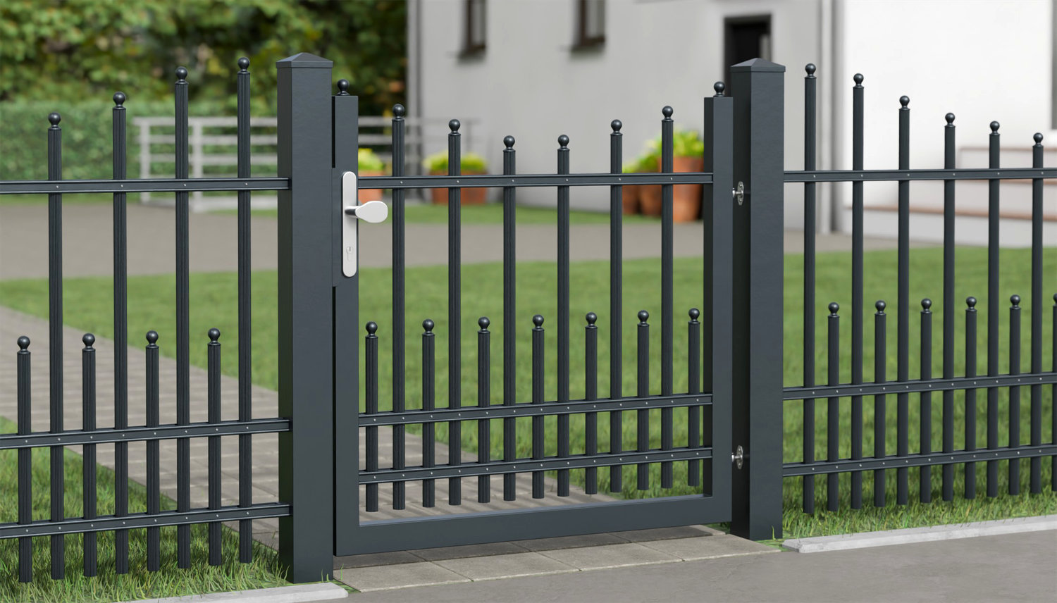 Tuindeur aluminium 1-vleugelig Palisades DPP Classic, UB