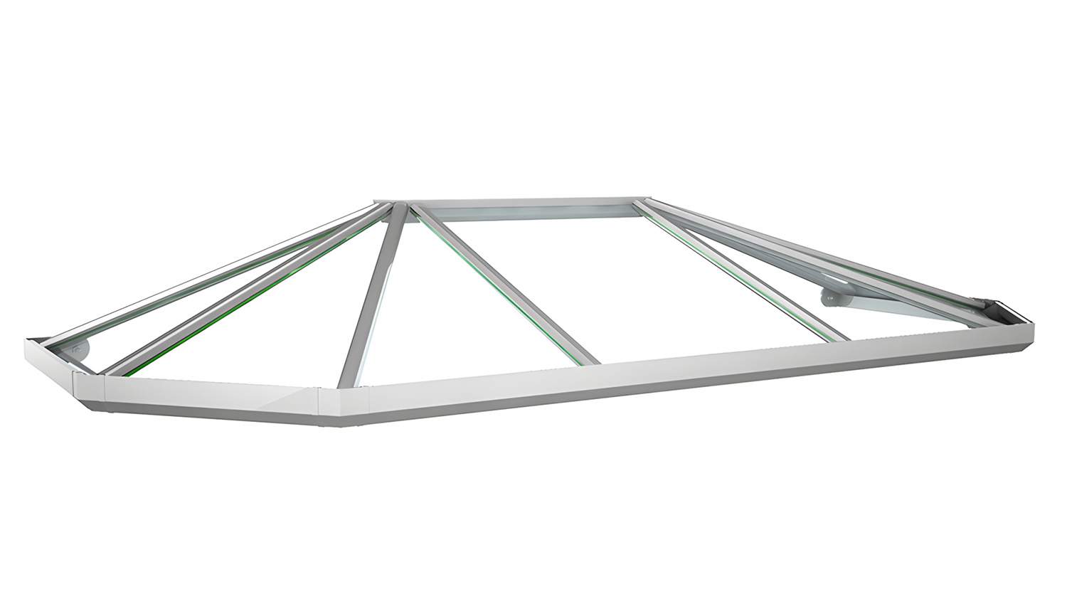 Vordach Aluminium Jade 3 Acrylglas