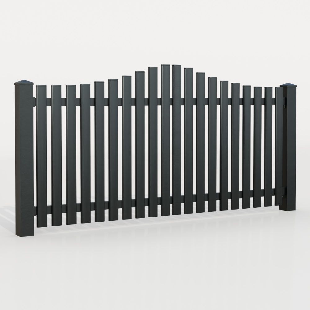 Tuinafscheiding Aluminium Latten Modern, WE