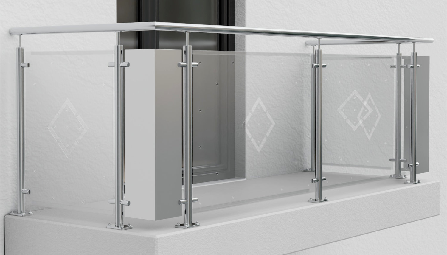 Hoekelement aluminium WÜ