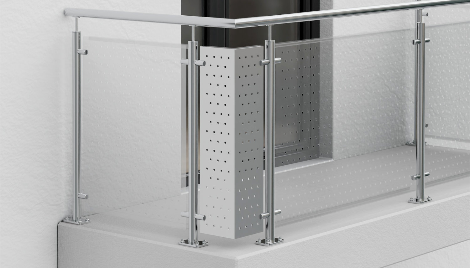 Hoekelement aluminium SK VE