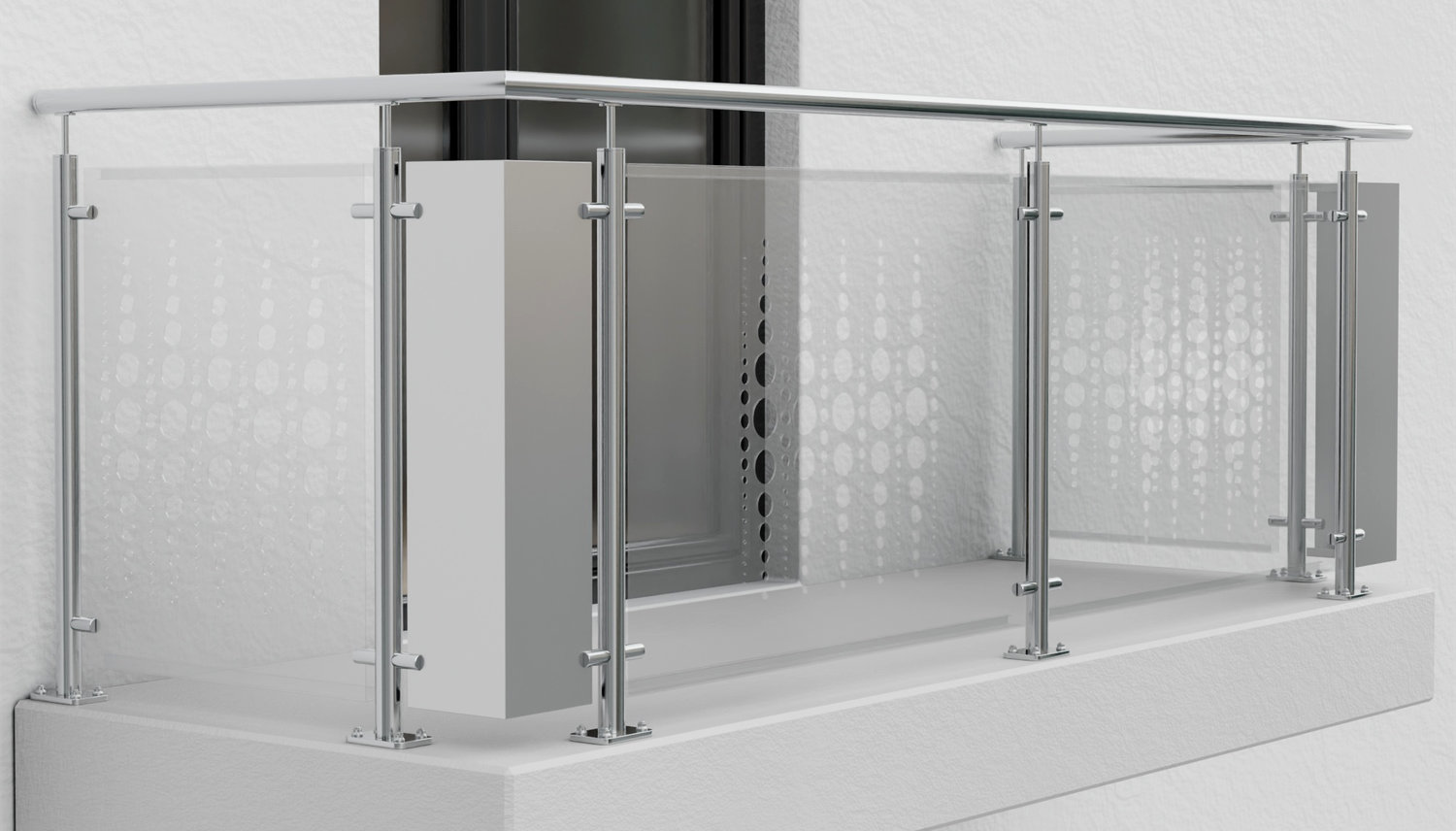 Hoekelement aluminium PE