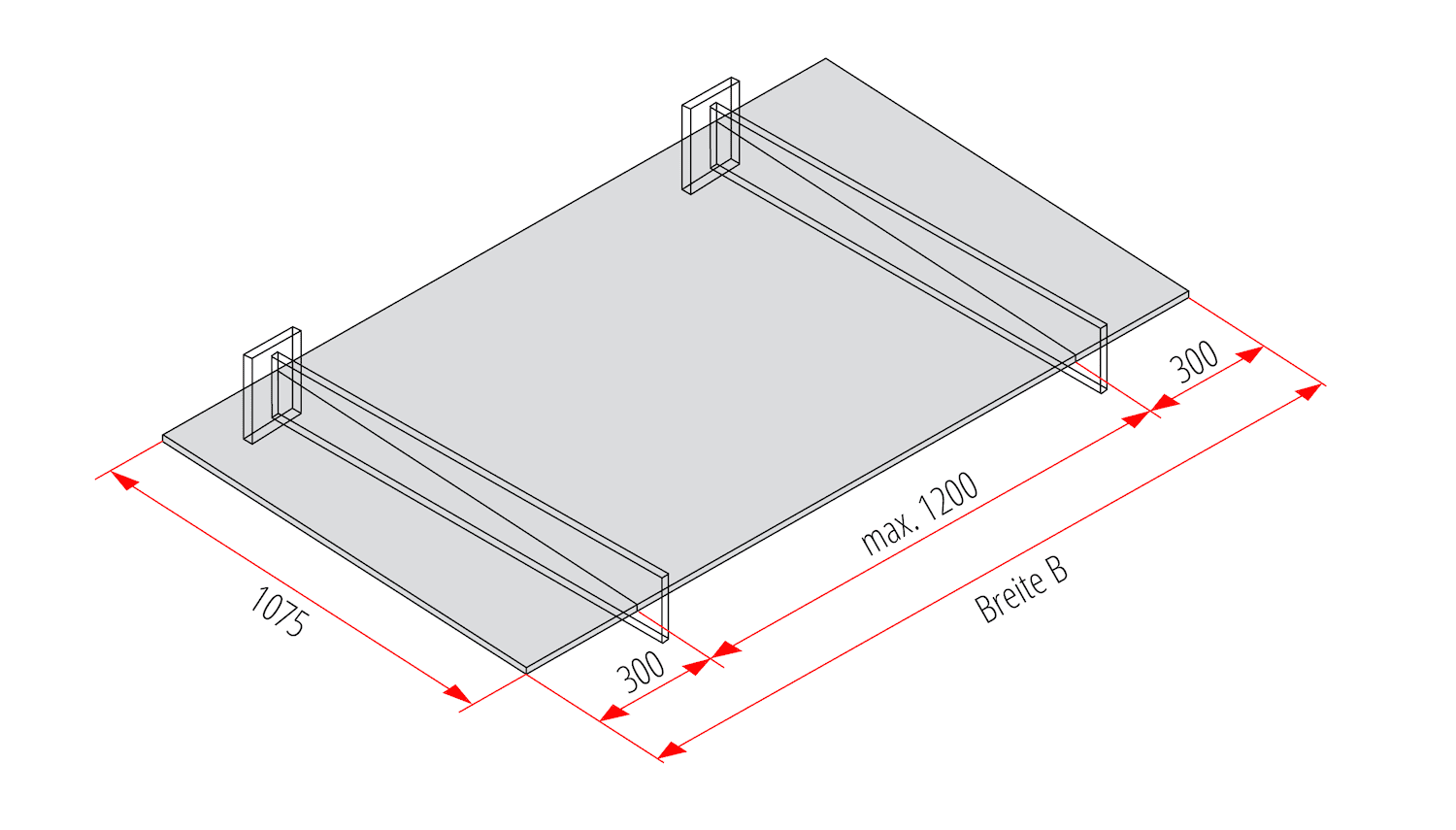 Aluminium luifel FER-MO