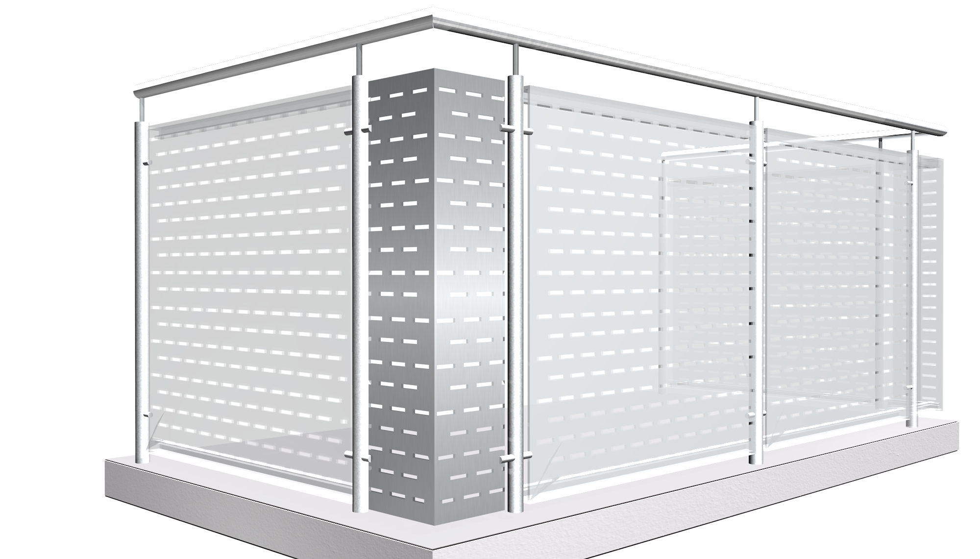 Hoekelement aluminium RE VE