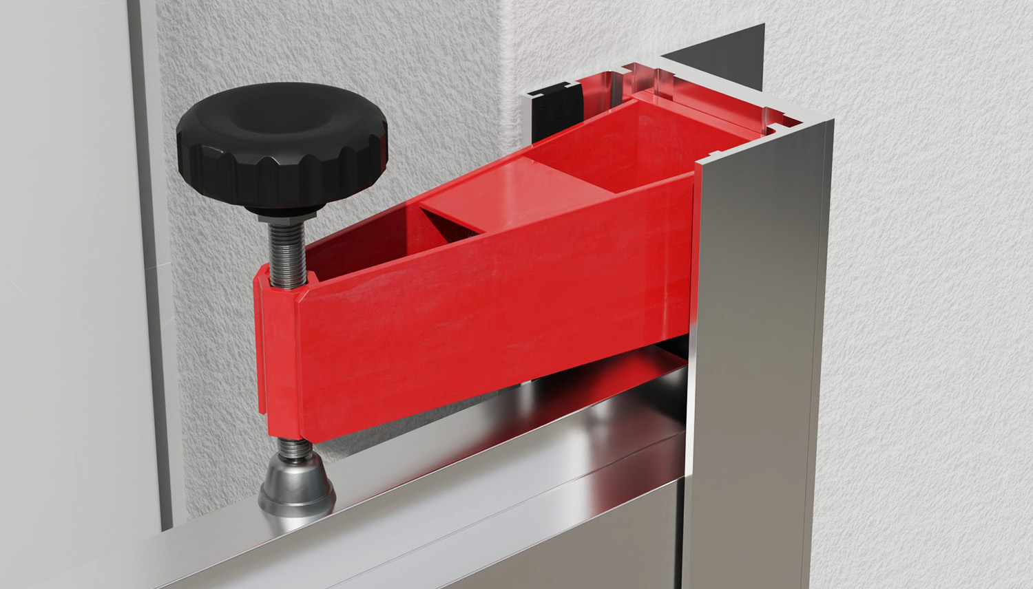 Modulares Wasserschutz-Dammbalkensystem Aluminium