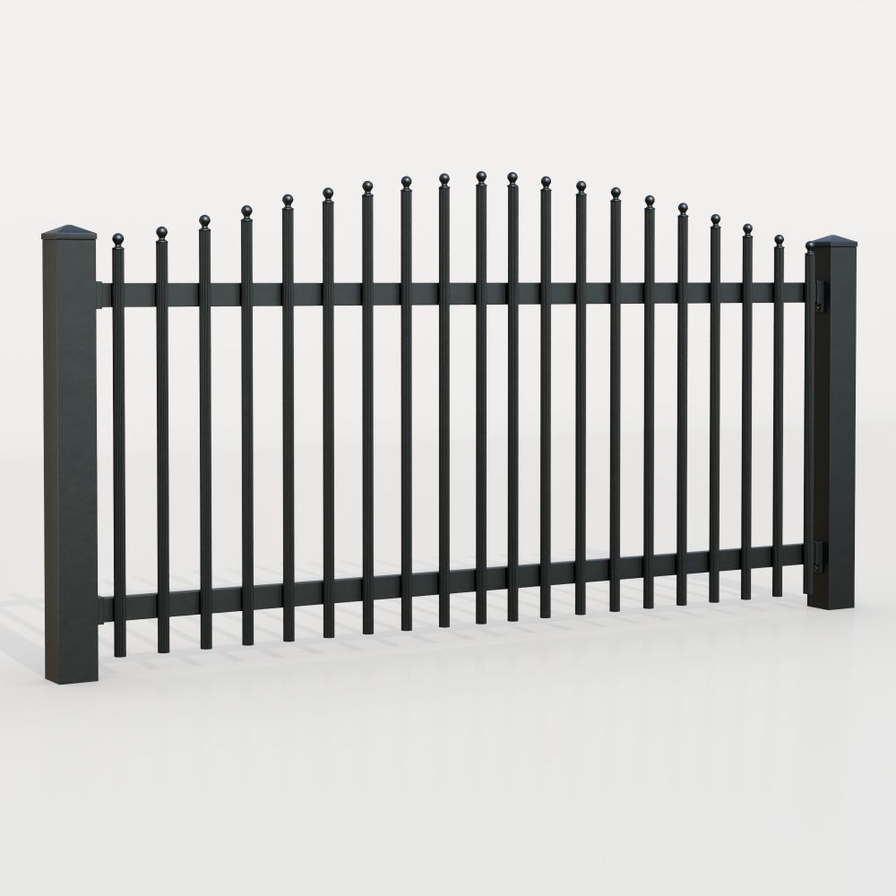 Tuinafscheiding aluminium Palisades Elegant, OB