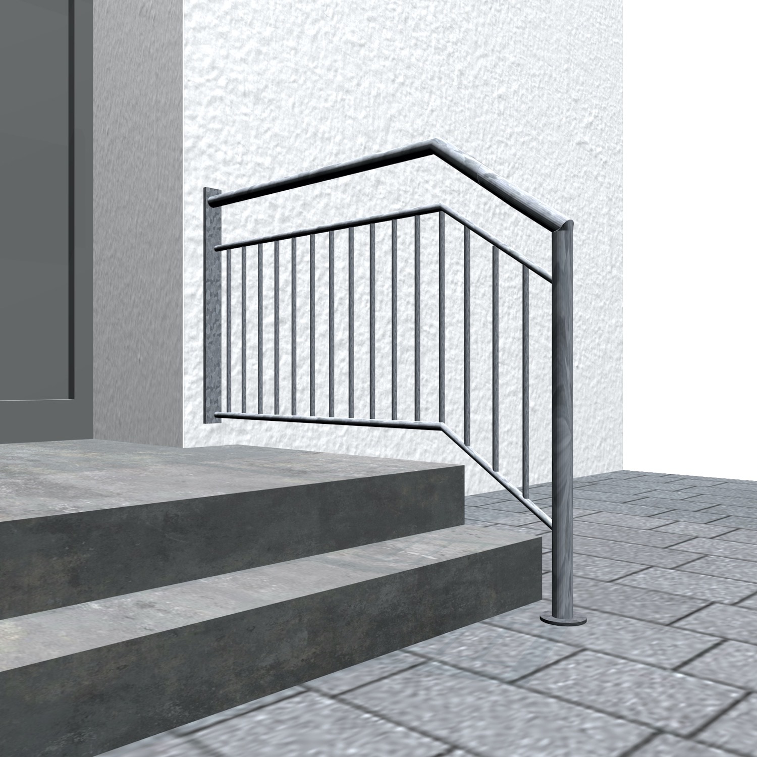 Trapbalustrade verzinkt WT-CL Staafvulling 