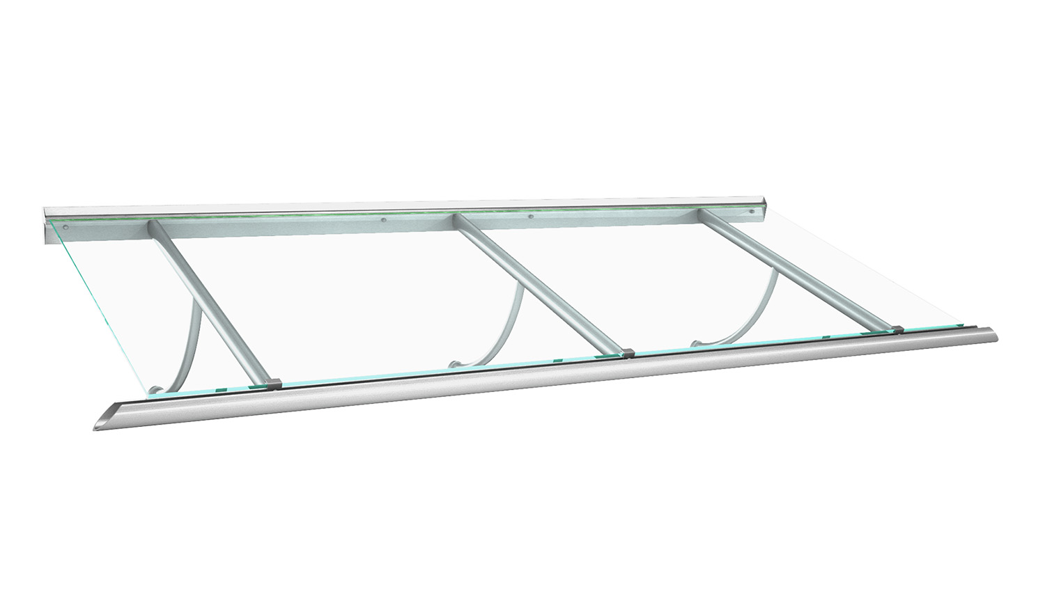 Vordach Aluminium Calypso VSG-Glas