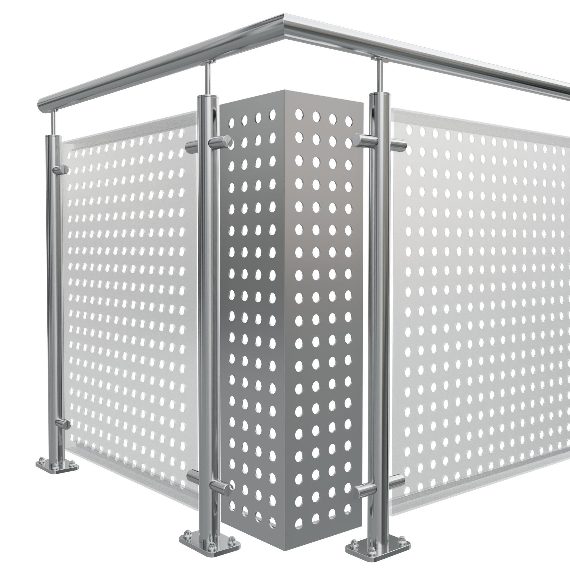 Hoekelement aluminium RL GE