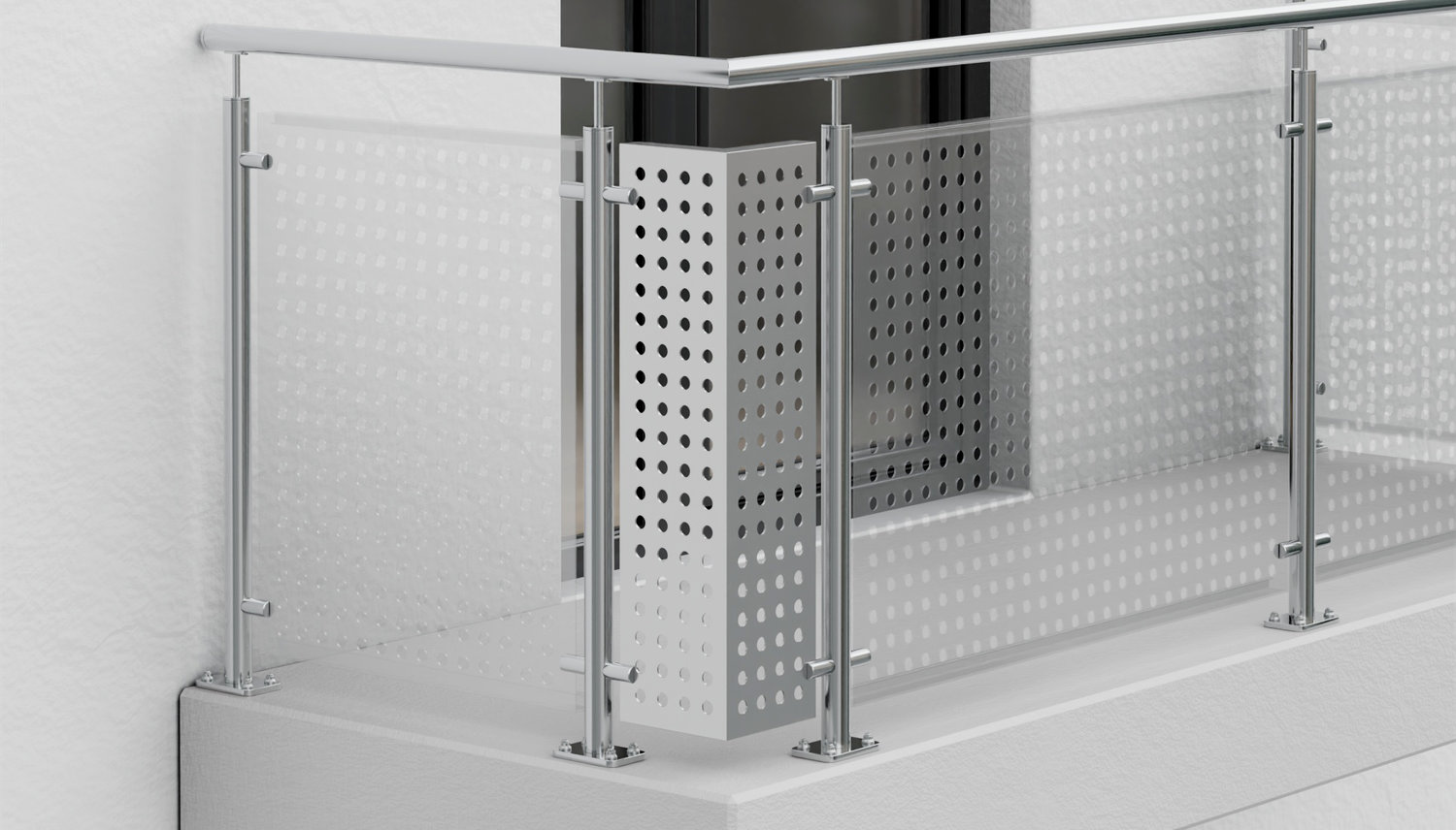 Hoekelement aluminium RL GE