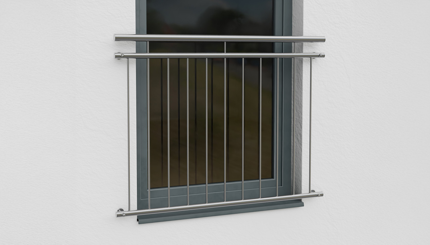 Frans balkon roestvrij staal standaard