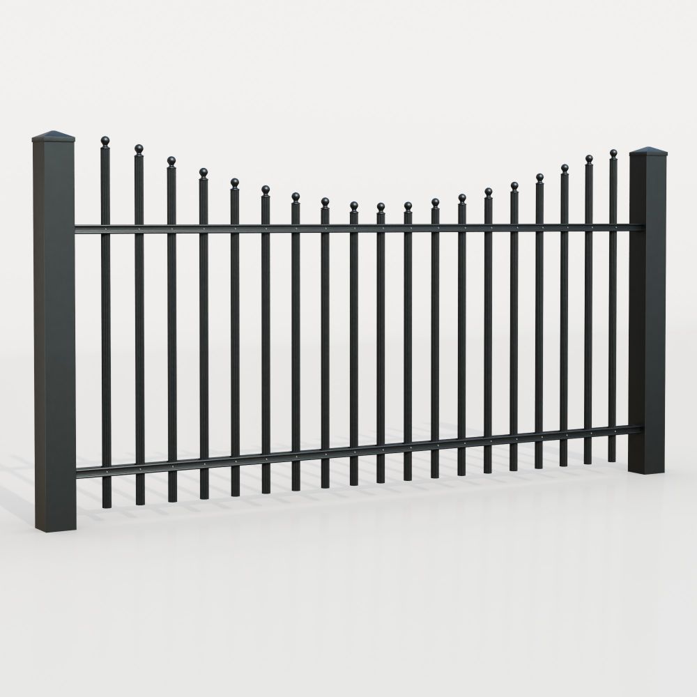 Tuinafscheiding aluminium Palisades Classic, UB