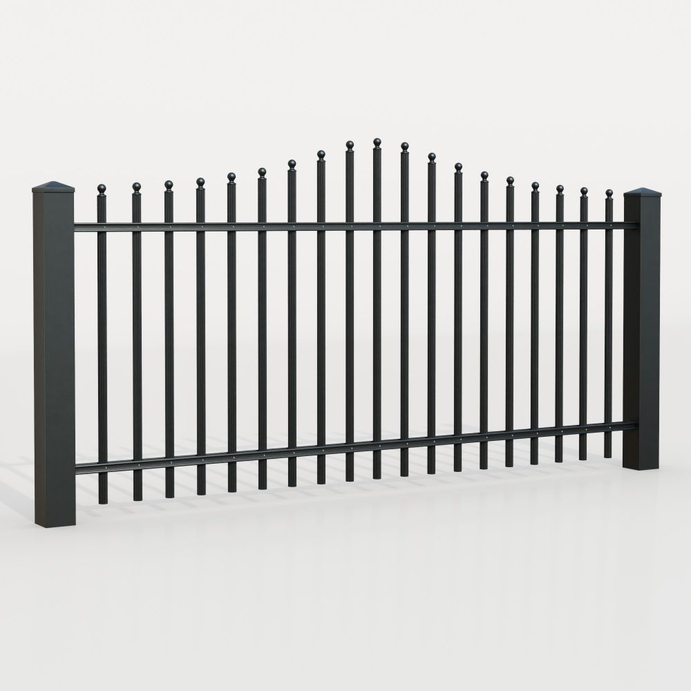 Tuinafscheiding aluminium Palisades Classic, WE