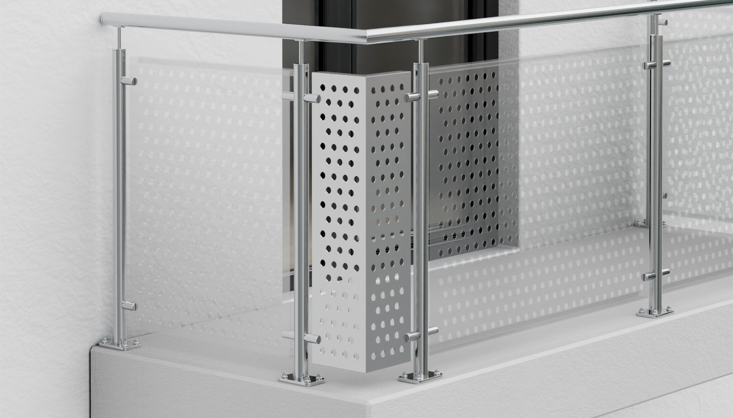 Hoekelement aluminium RL VE