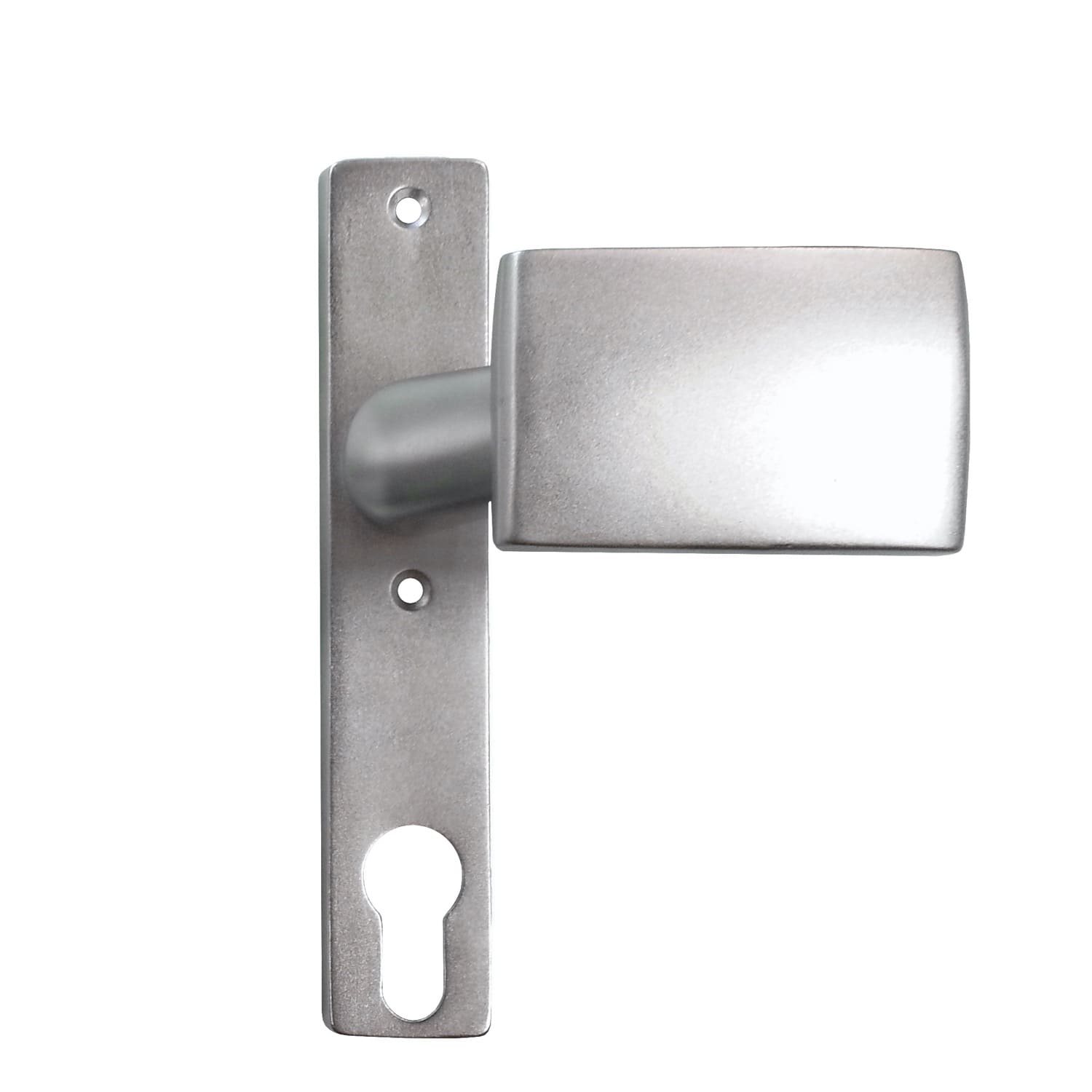 Handgreep aluminium knop