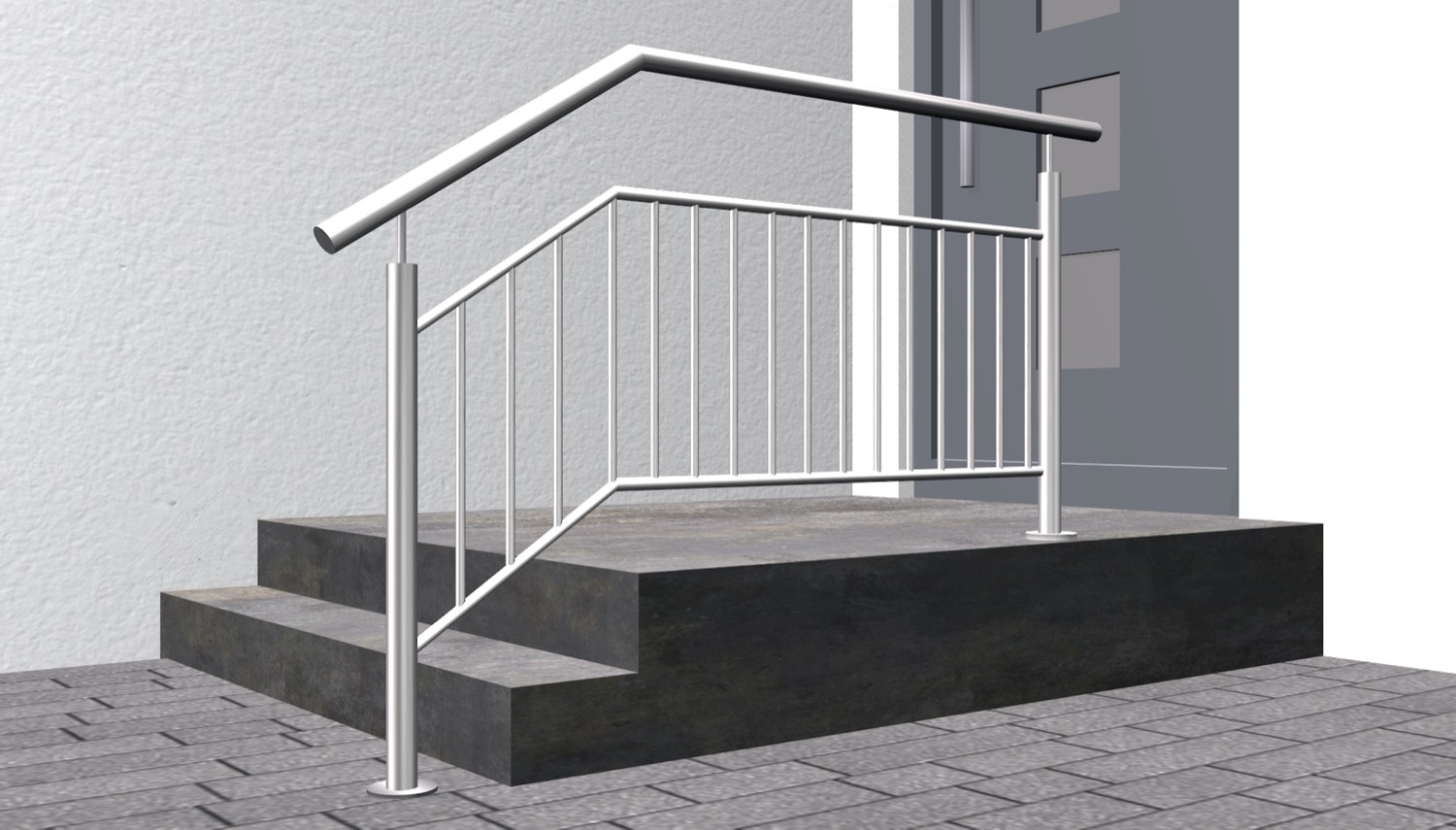 Trapbalustrade roestvrij staal FS-CL Staafvulling 