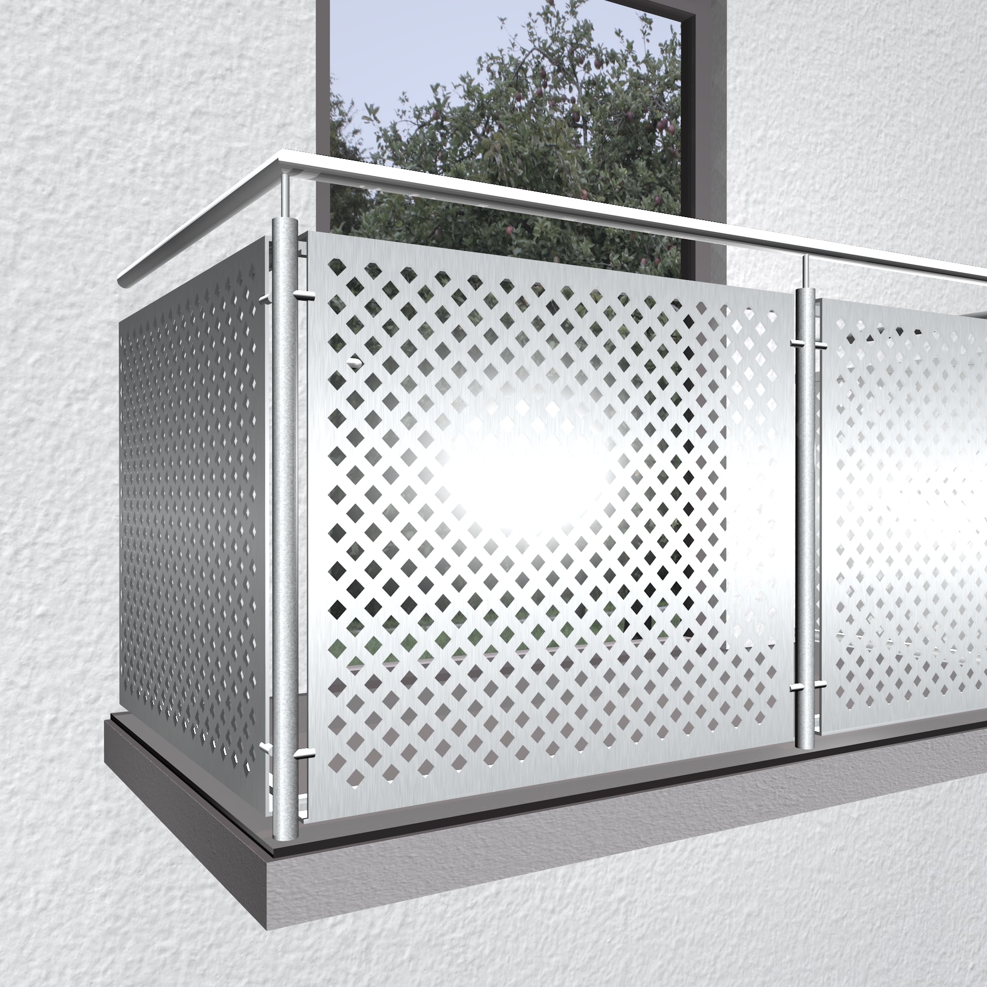 Balkonbekleding aluminium QL DI VE