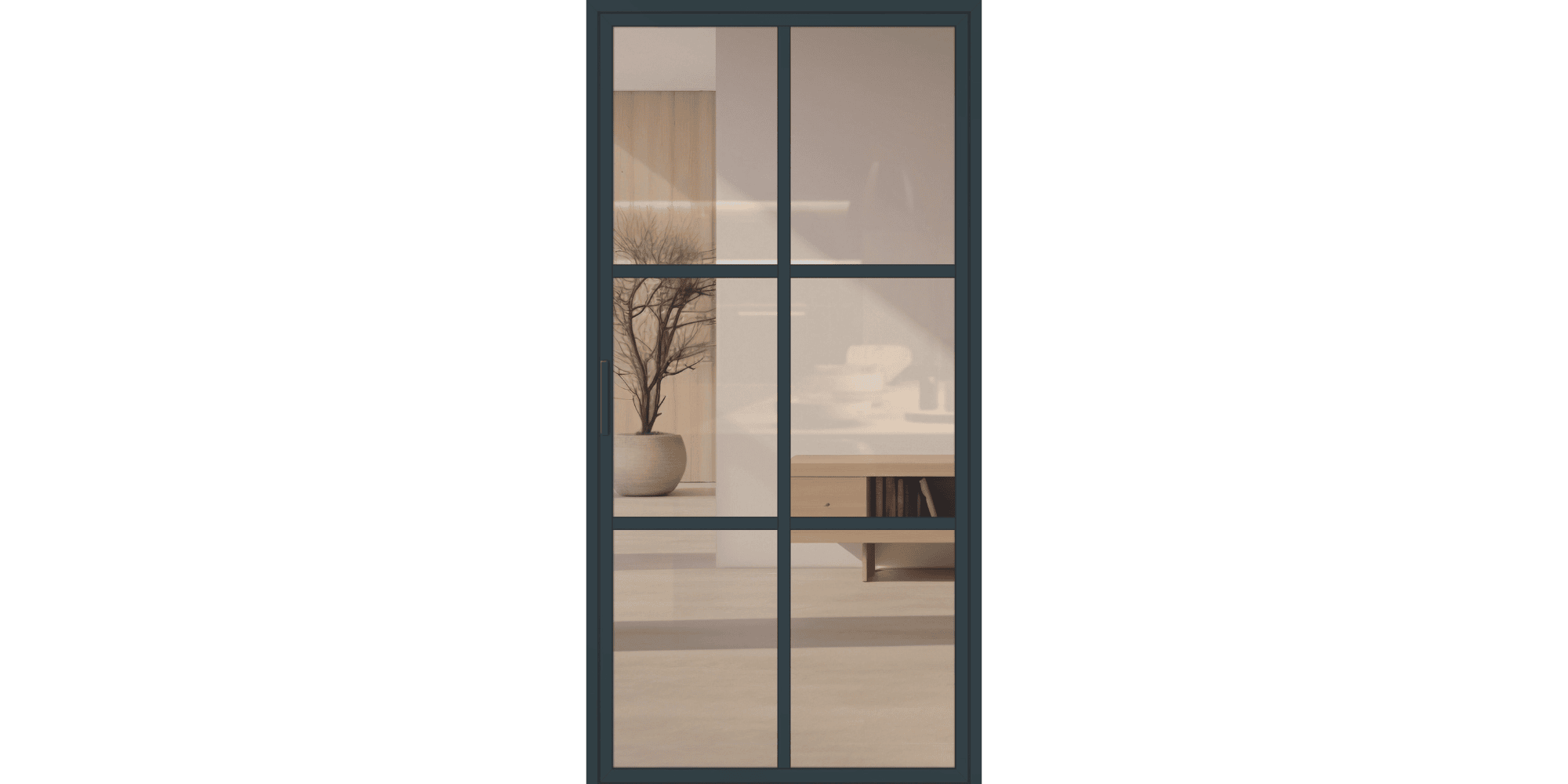 Lofttür Aluminium und Glas LOFT DE LUXE - Loft 4