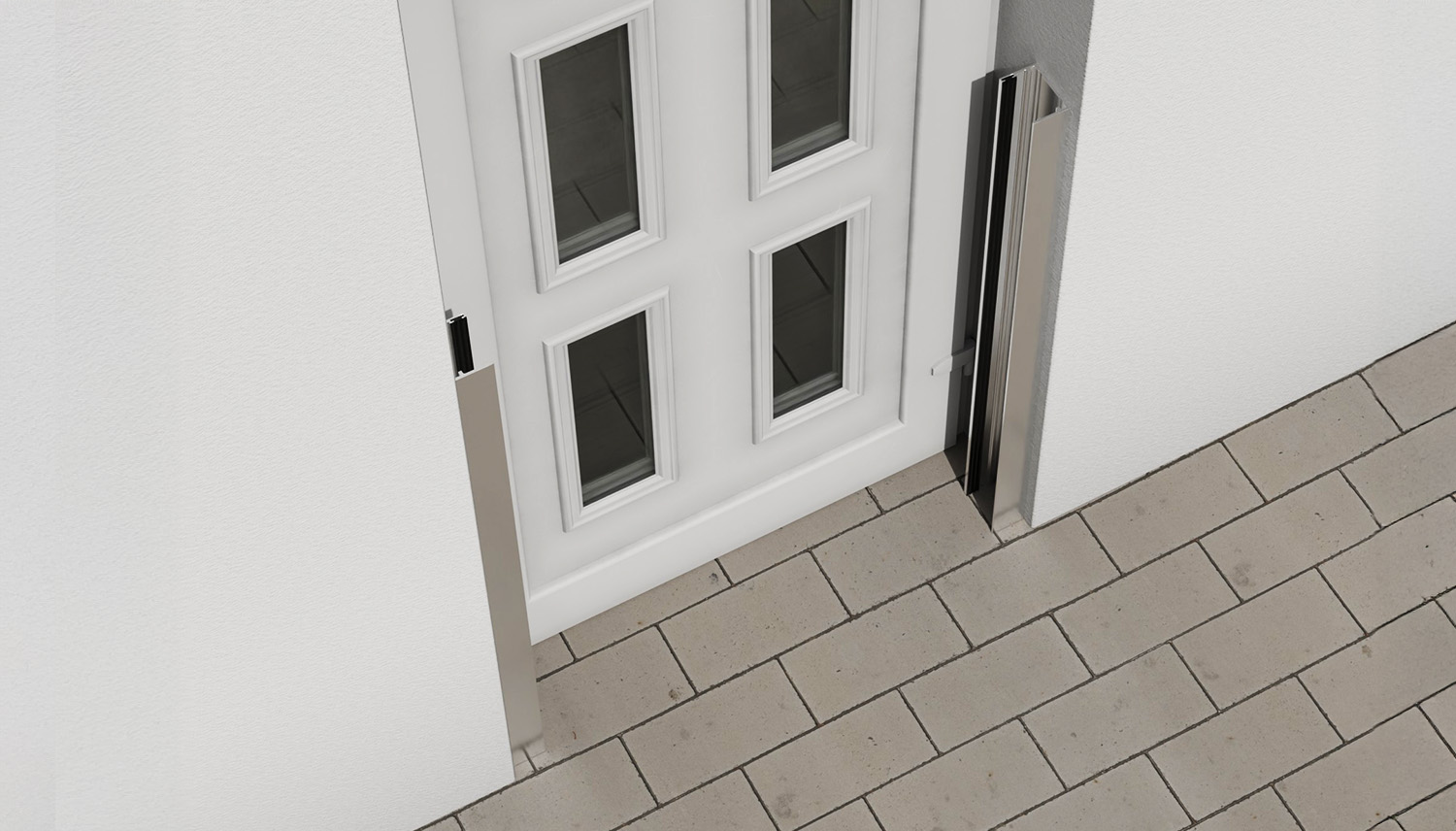 Modulares Wasserschutz-Dammbalkensystem Aluminium