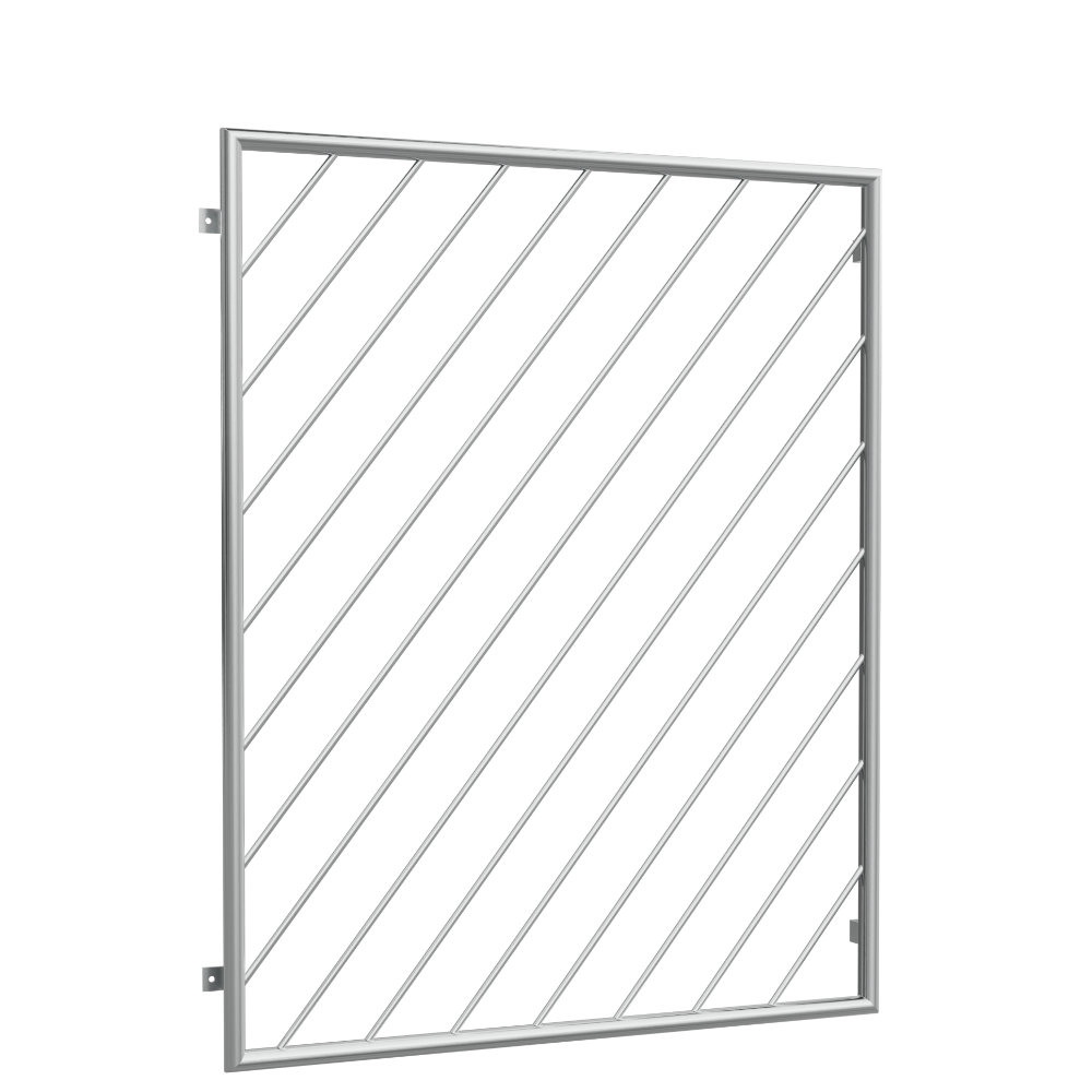 Traliewerk roestvrij staal diagonaal 1