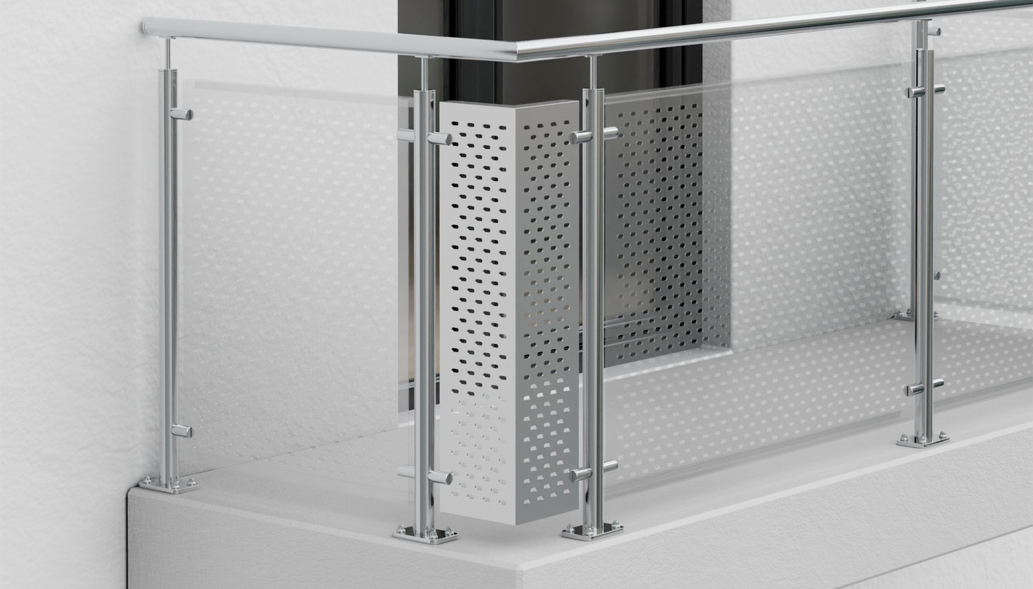 Hoekelement aluminium LL VE
