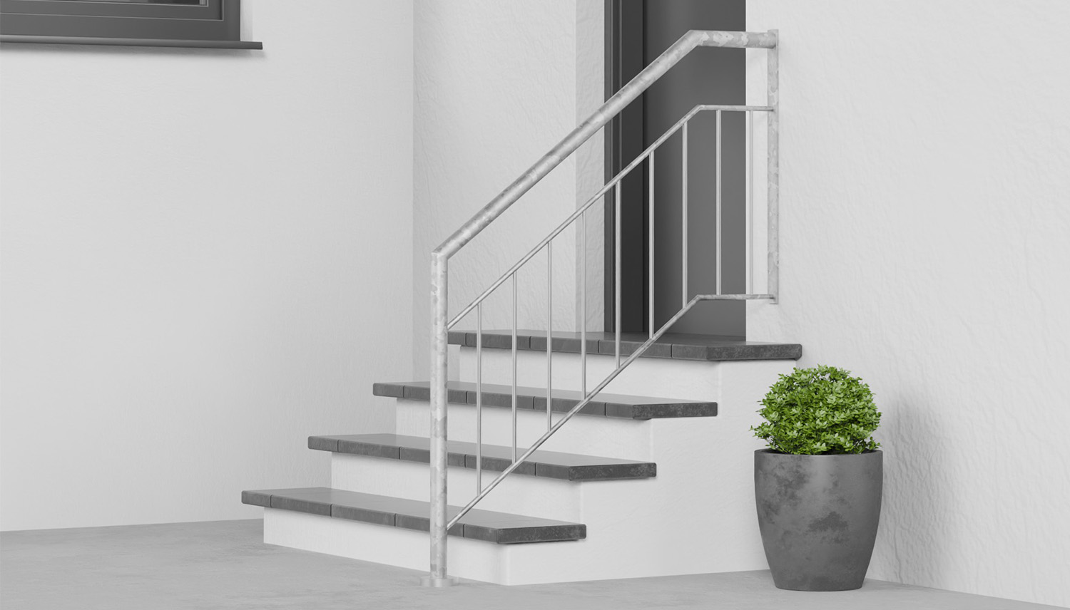 Trapbalustrade verzinkt WT Staafvulling 