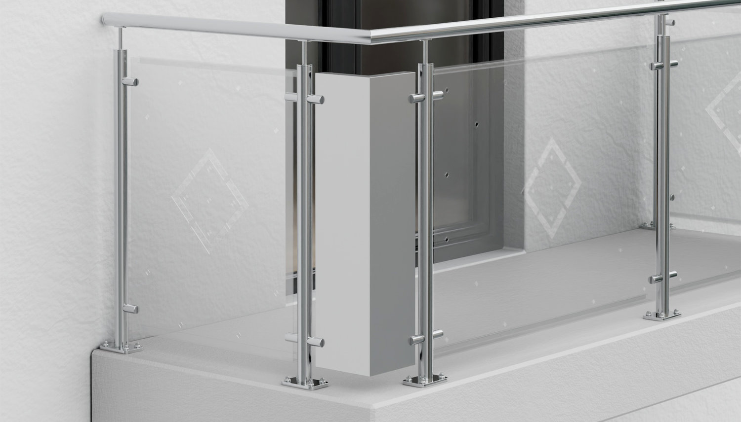 Hoekelement aluminium WÜ