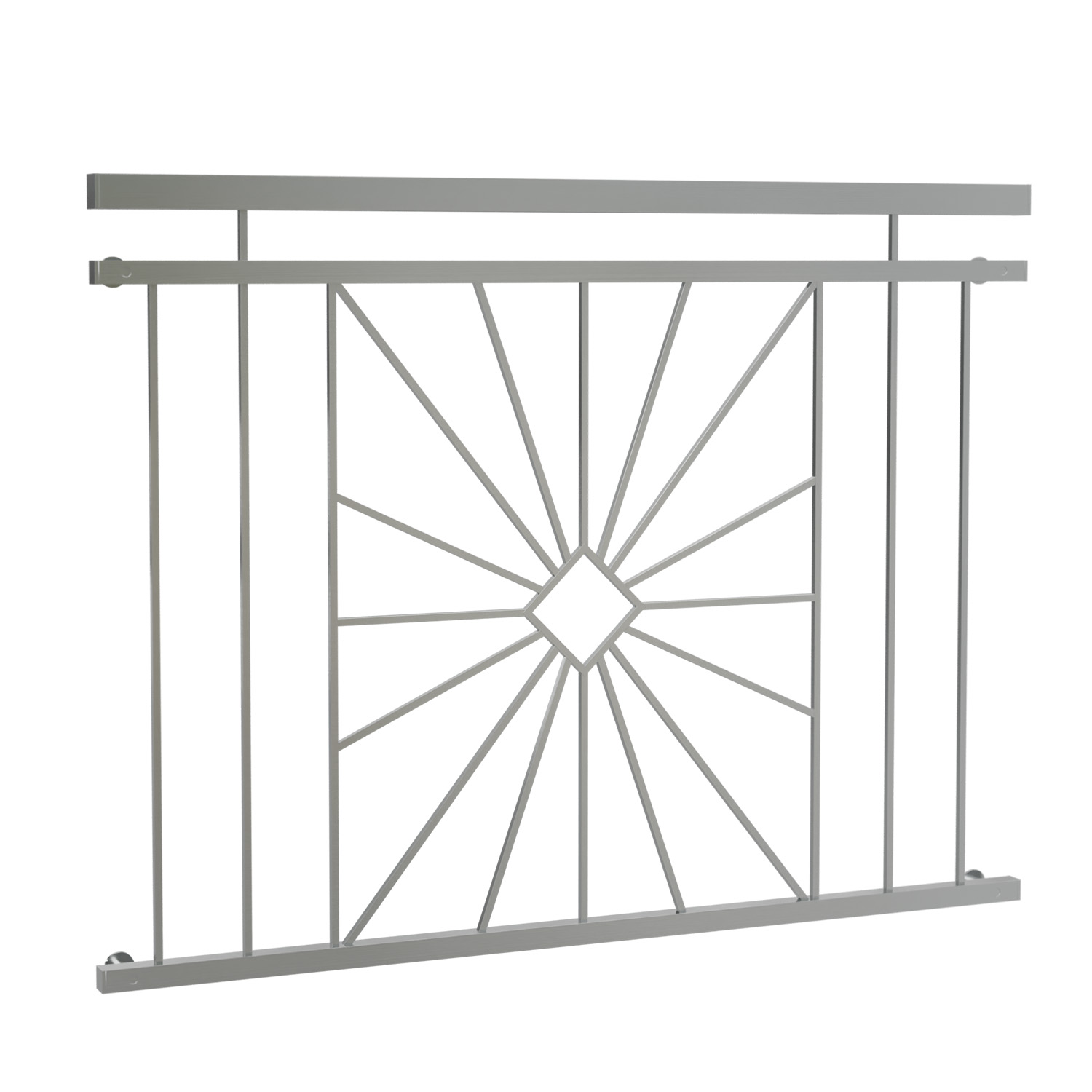 Frans Balkon roestvrijstalen Zon Ruitje